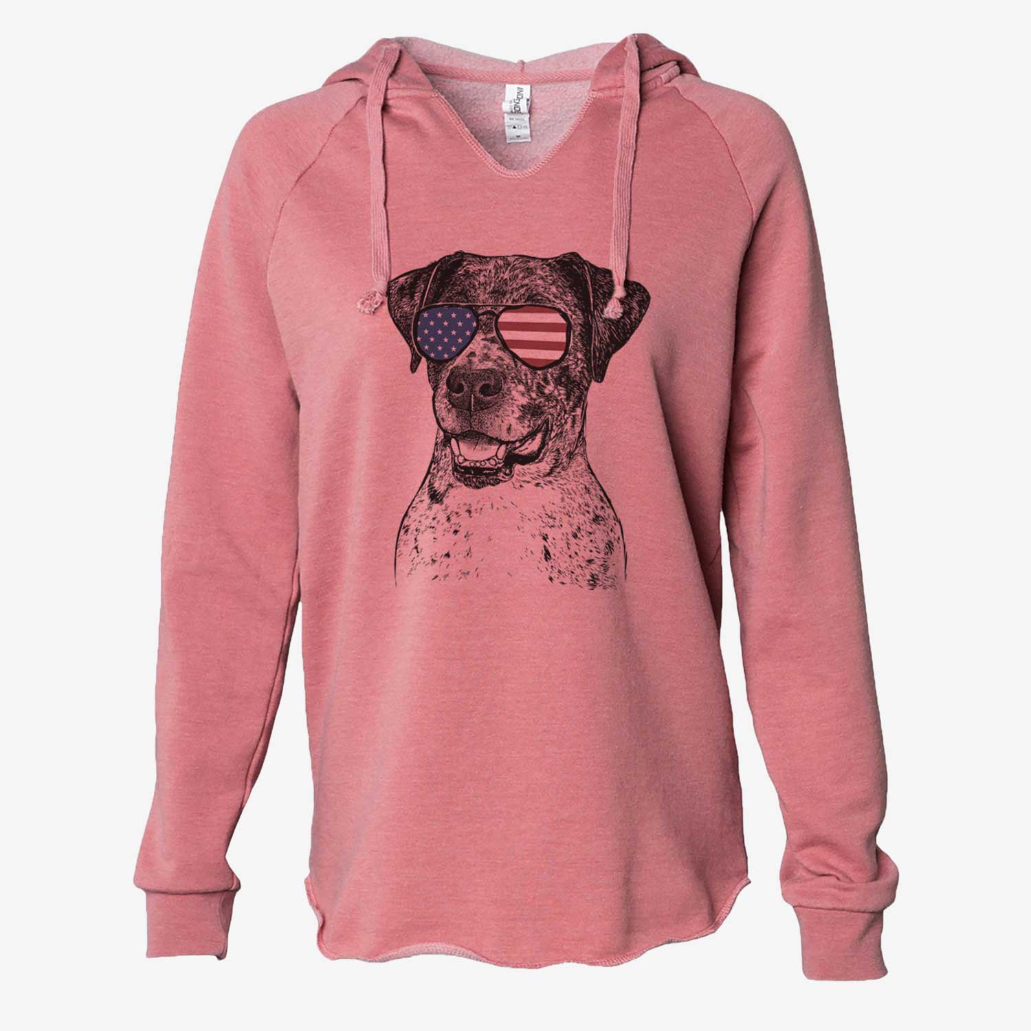 USA Argos the Catahoula - Cali Wave Hooded Sweatshirt