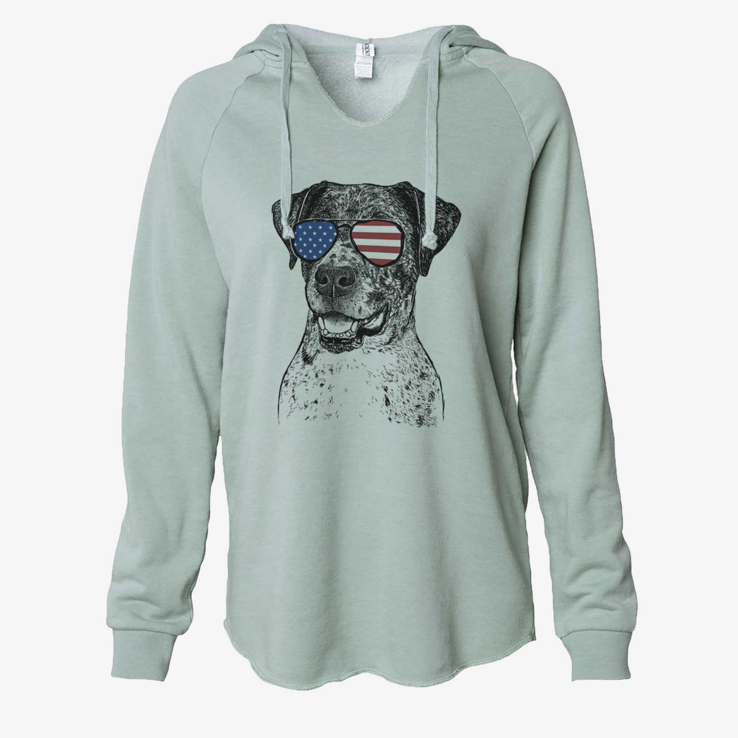 USA Argos the Catahoula - Cali Wave Hooded Sweatshirt