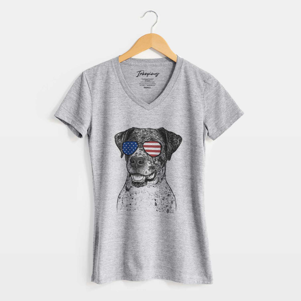 USA Argos the Catahoula - Women&#39;s Perfect V-neck Shirt