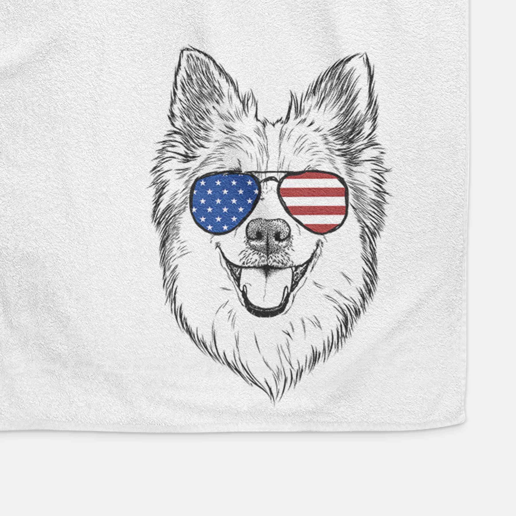 Ari the Icelandic Sheepdog Decorative Hand Towel