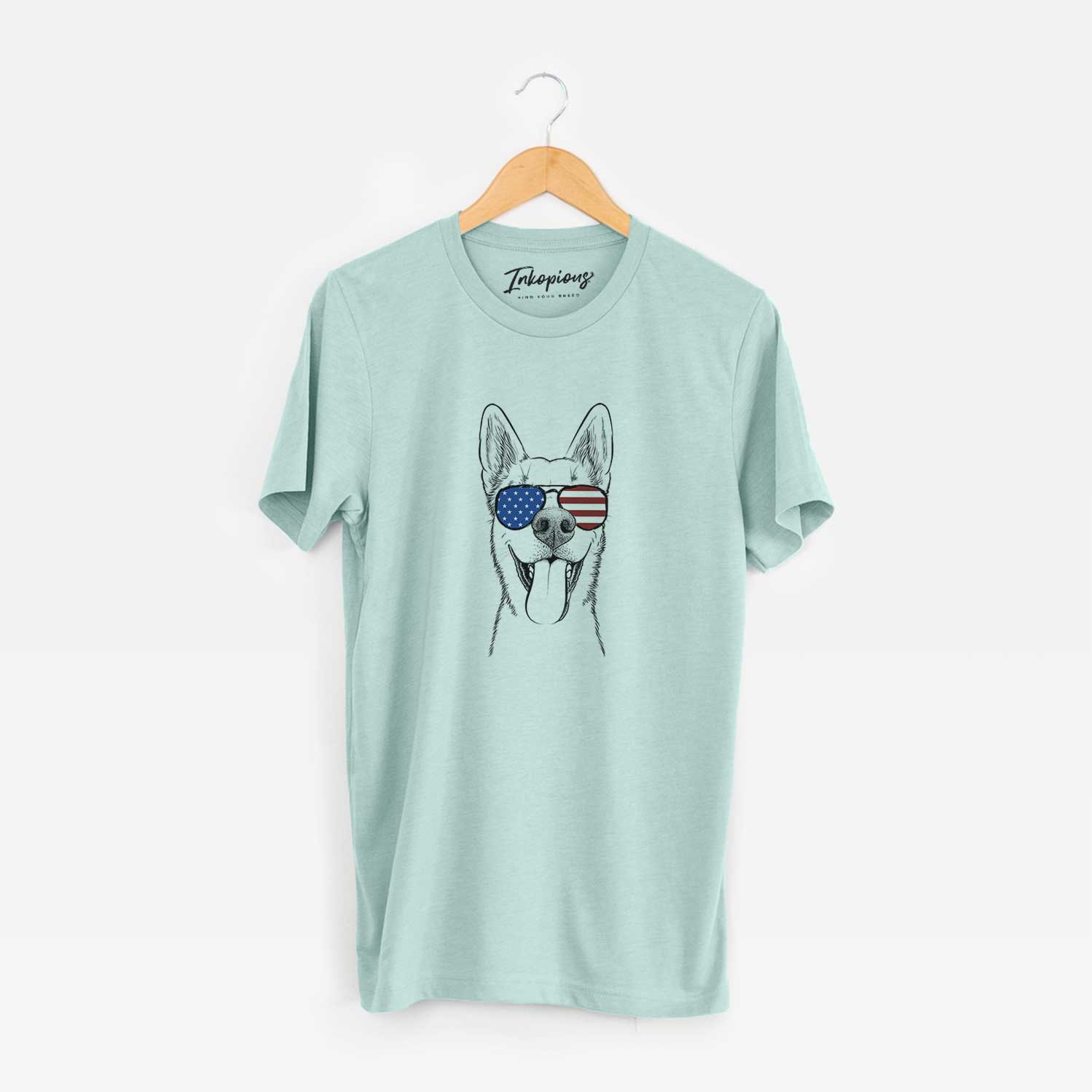 USA Arlo the Husky Shepherd Mix - Unisex Crewneck
