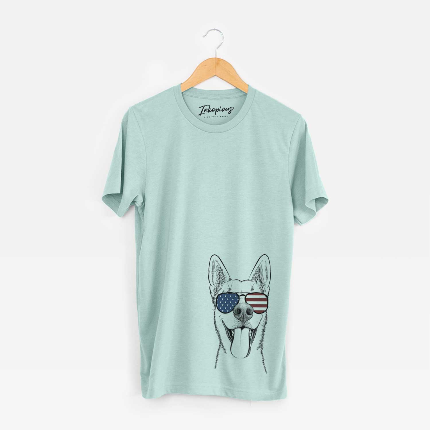 USA Arlo the Husky Shepherd Mix - Unisex Crewneck