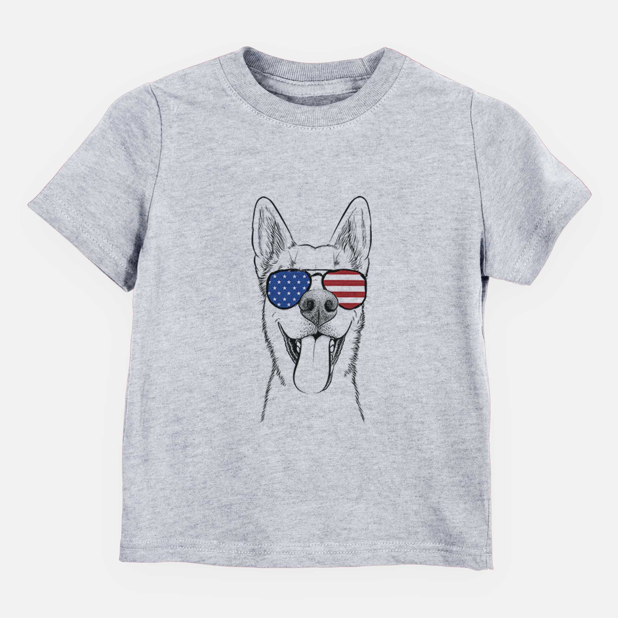 USA Arlo the Husky Shepherd Mix - Kids/Youth/Toddler Shirt