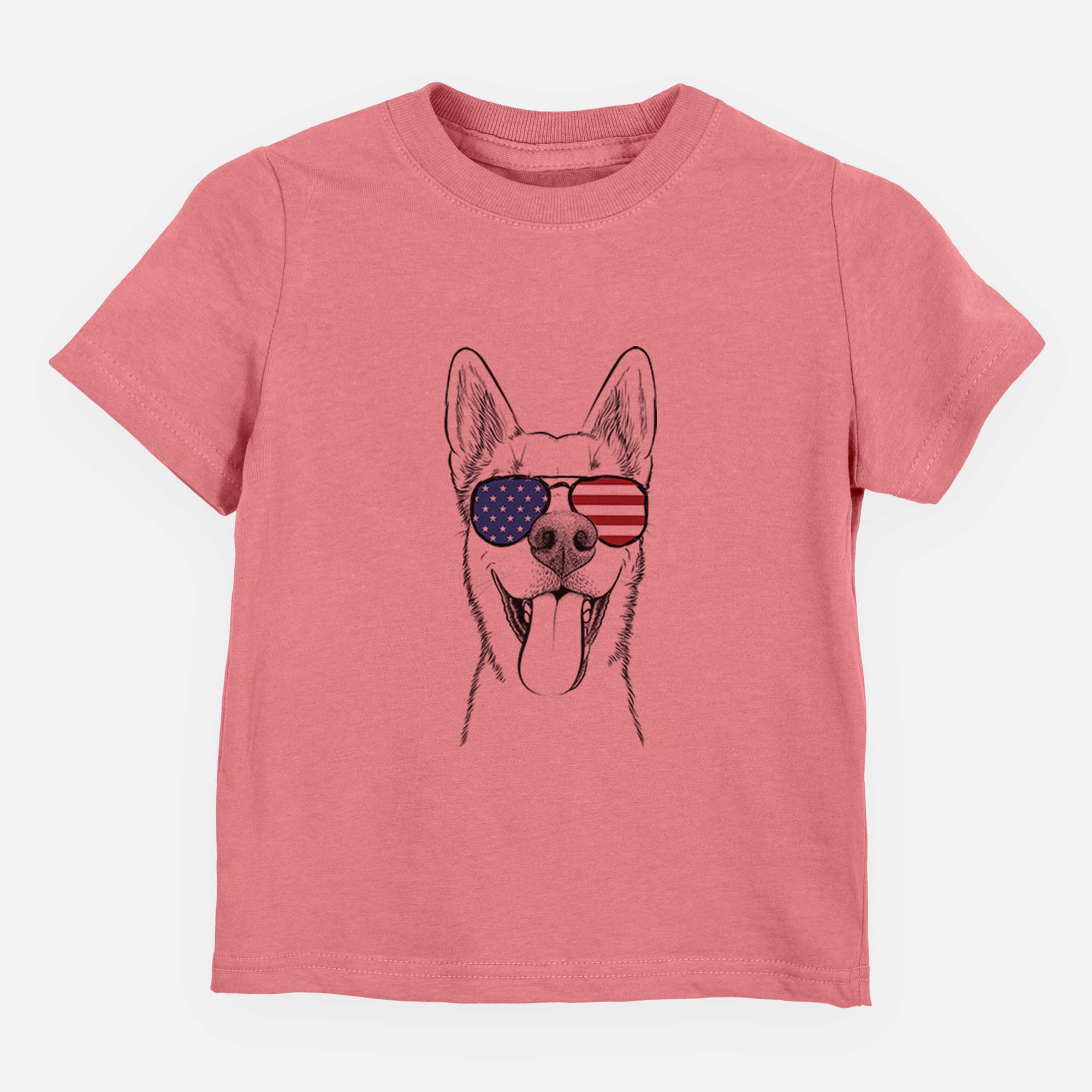 USA Arlo the Husky Shepherd Mix - Kids/Youth/Toddler Shirt