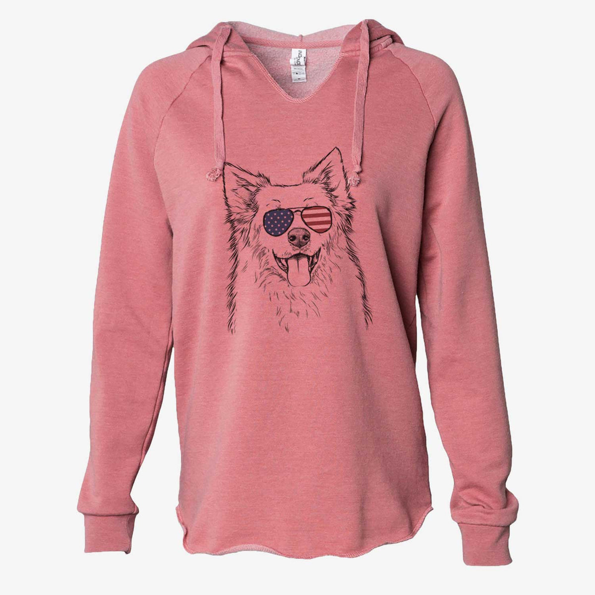 USA Aspenita the Mixed Breed - Cali Wave Hooded Sweatshirt