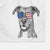 Athena the Merle Great Dane Decorative Hand Towel