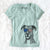 USA Athena the Merle Great Dane - Women's Perfect V-neck Shirt