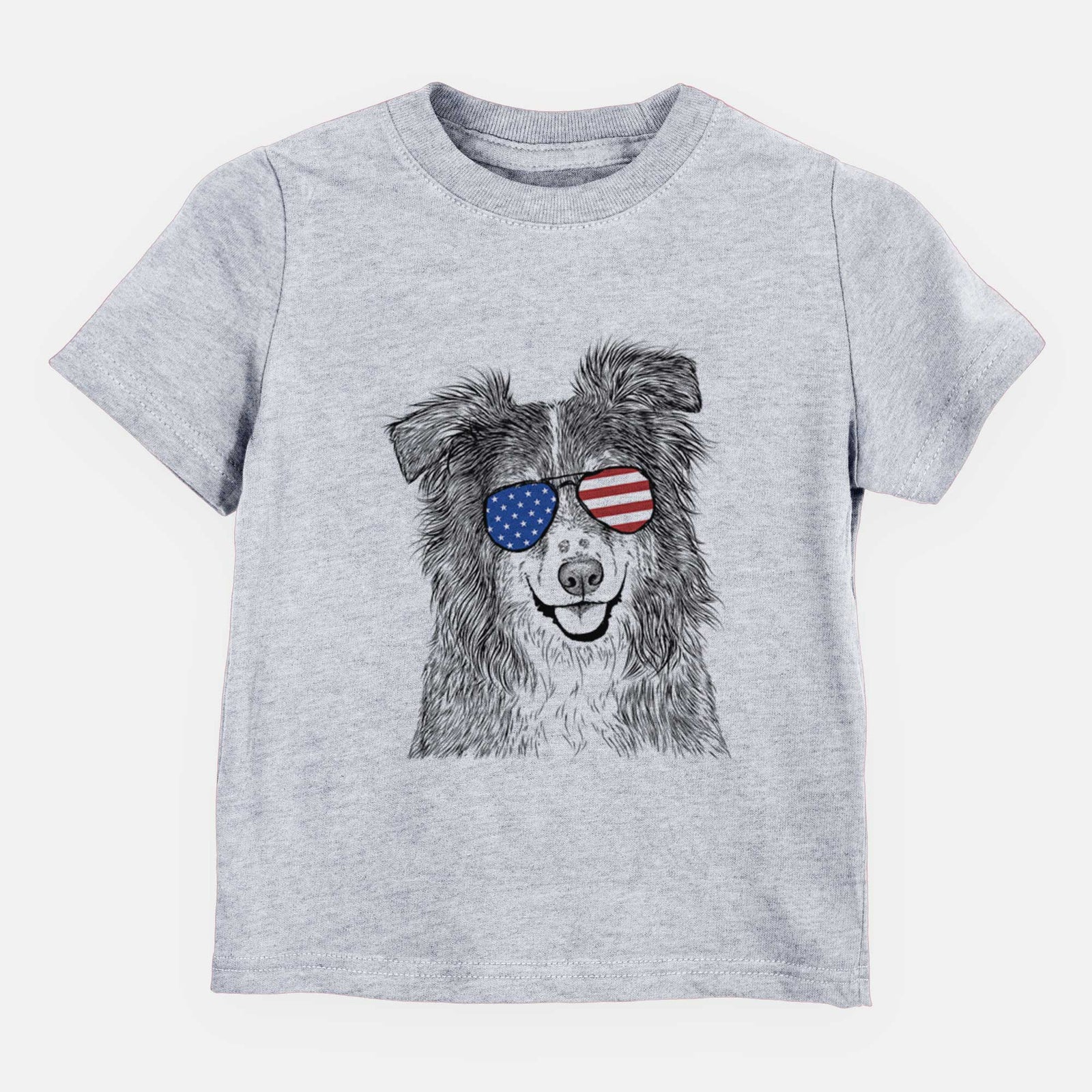 USA Aushe the Australian Shepherd - Kids/Youth/Toddler Shirt