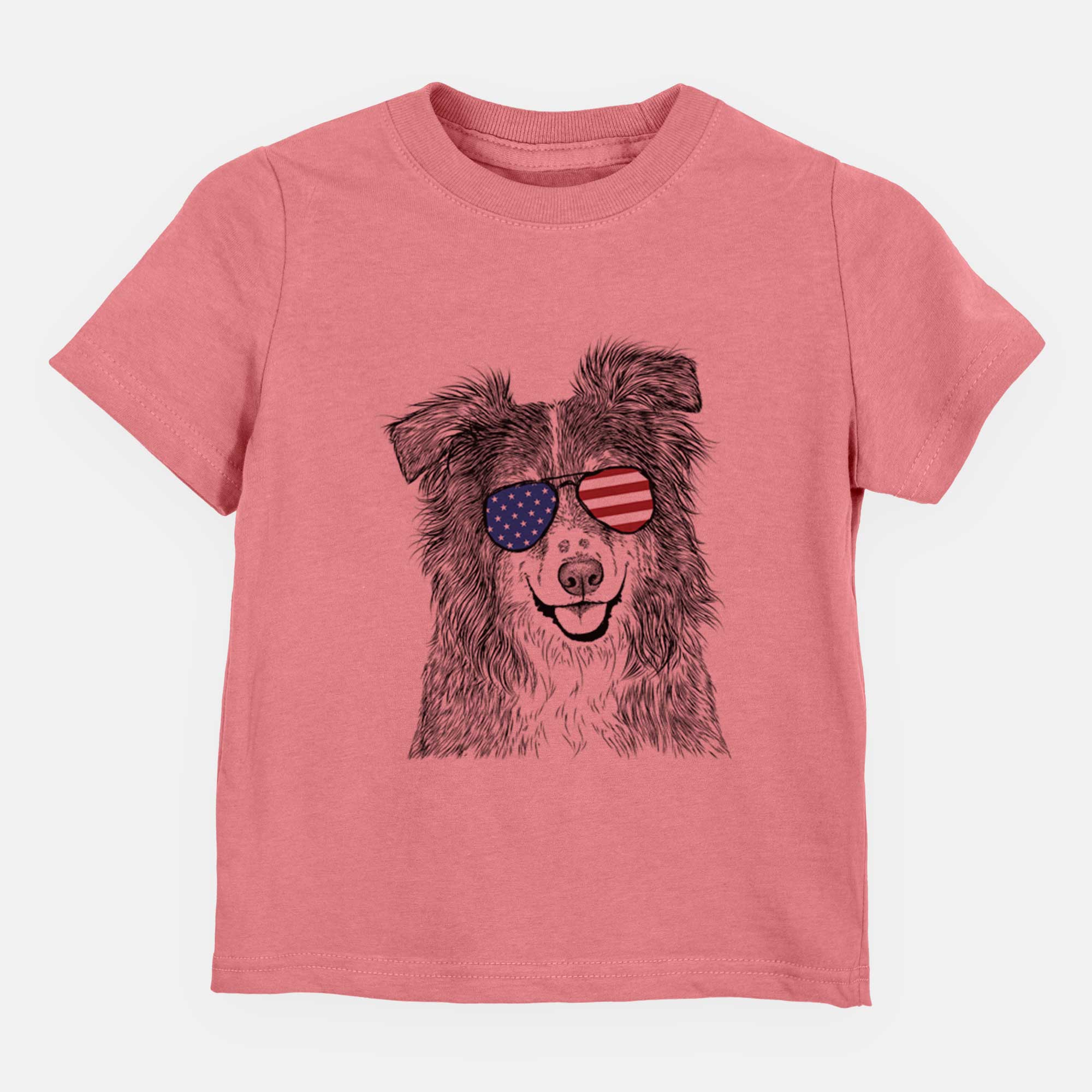 USA Aushe the Australian Shepherd - Kids/Youth/Toddler Shirt