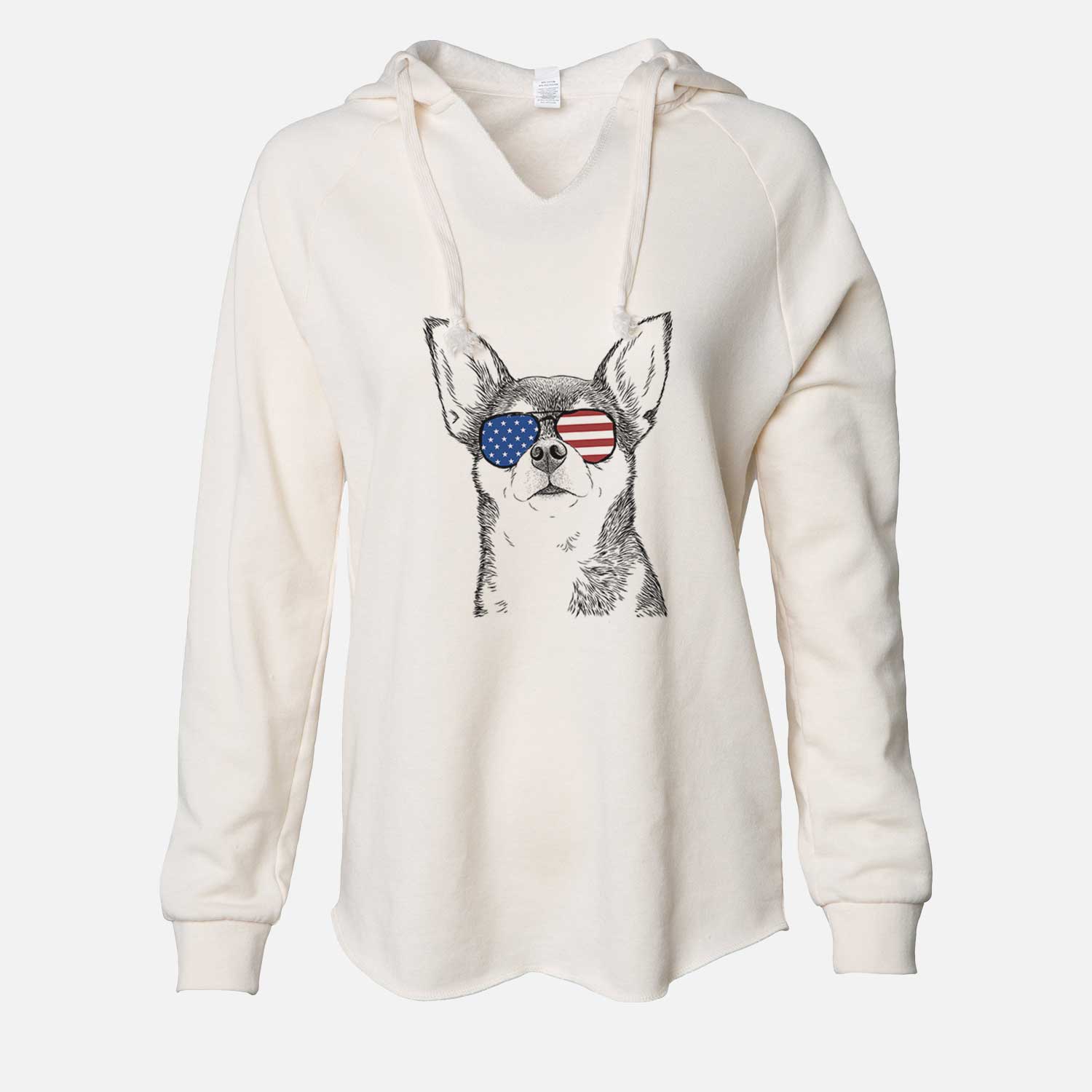 USA Baby the Chihuahua - Cali Wave Hooded Sweatshirt