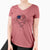 USA Bailey the Labrador Retriever - Women's Perfect V-neck Shirt