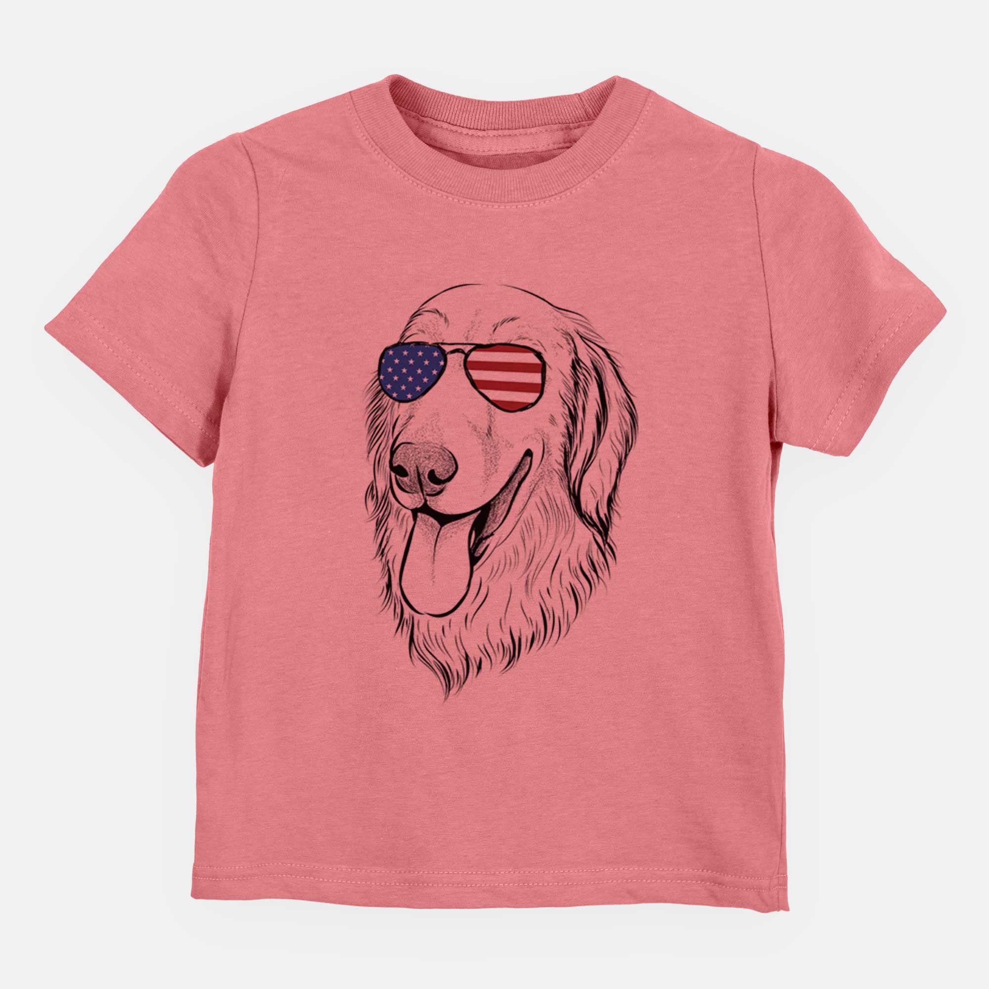 USA Bailey the Golden Retriever - Kids/Youth/Toddler Shirt