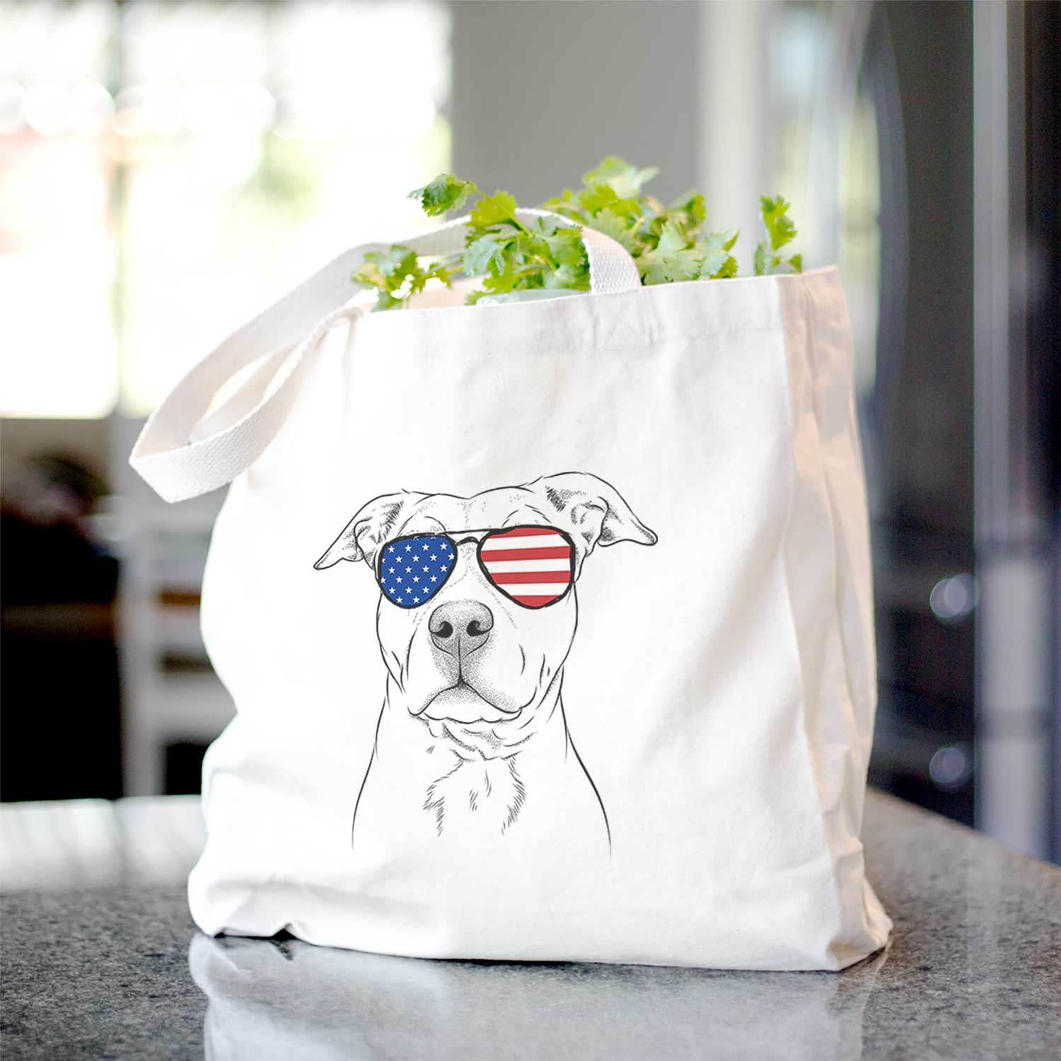 Bailey the American Staffordshire Terrier - Tote Bag