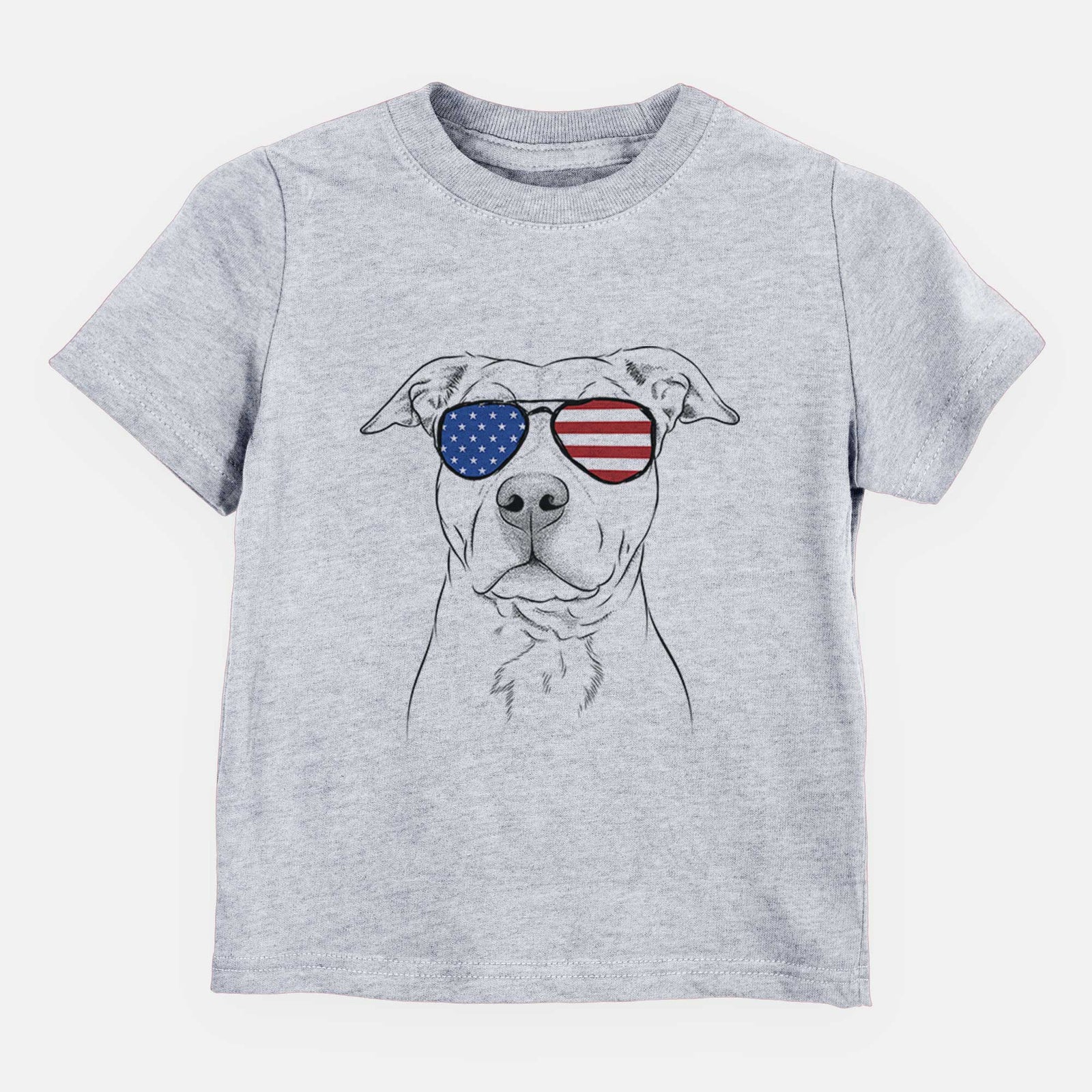 USA Bailey the American Staffordshire Terrier - Kids/Youth/Toddler Shirt