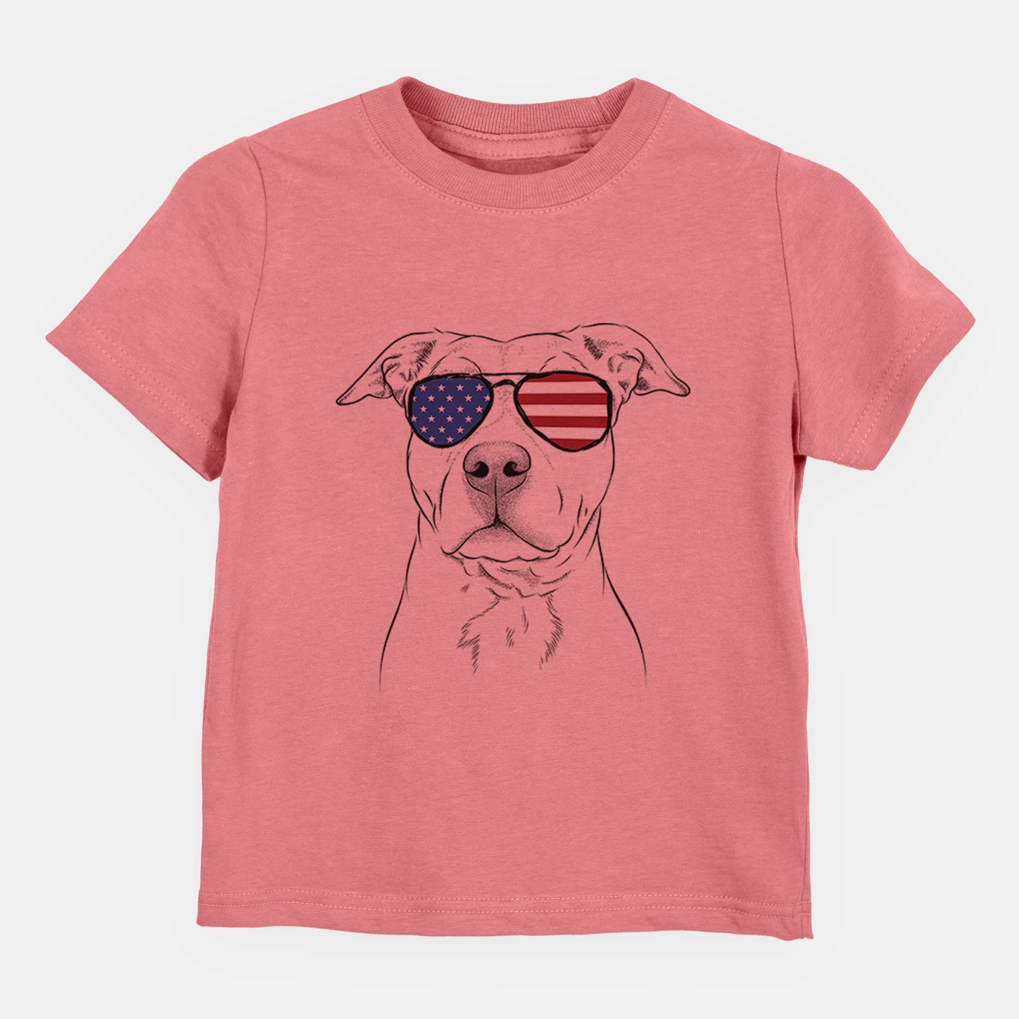 USA Bailey the American Staffordshire Terrier - Kids/Youth/Toddler Shirt