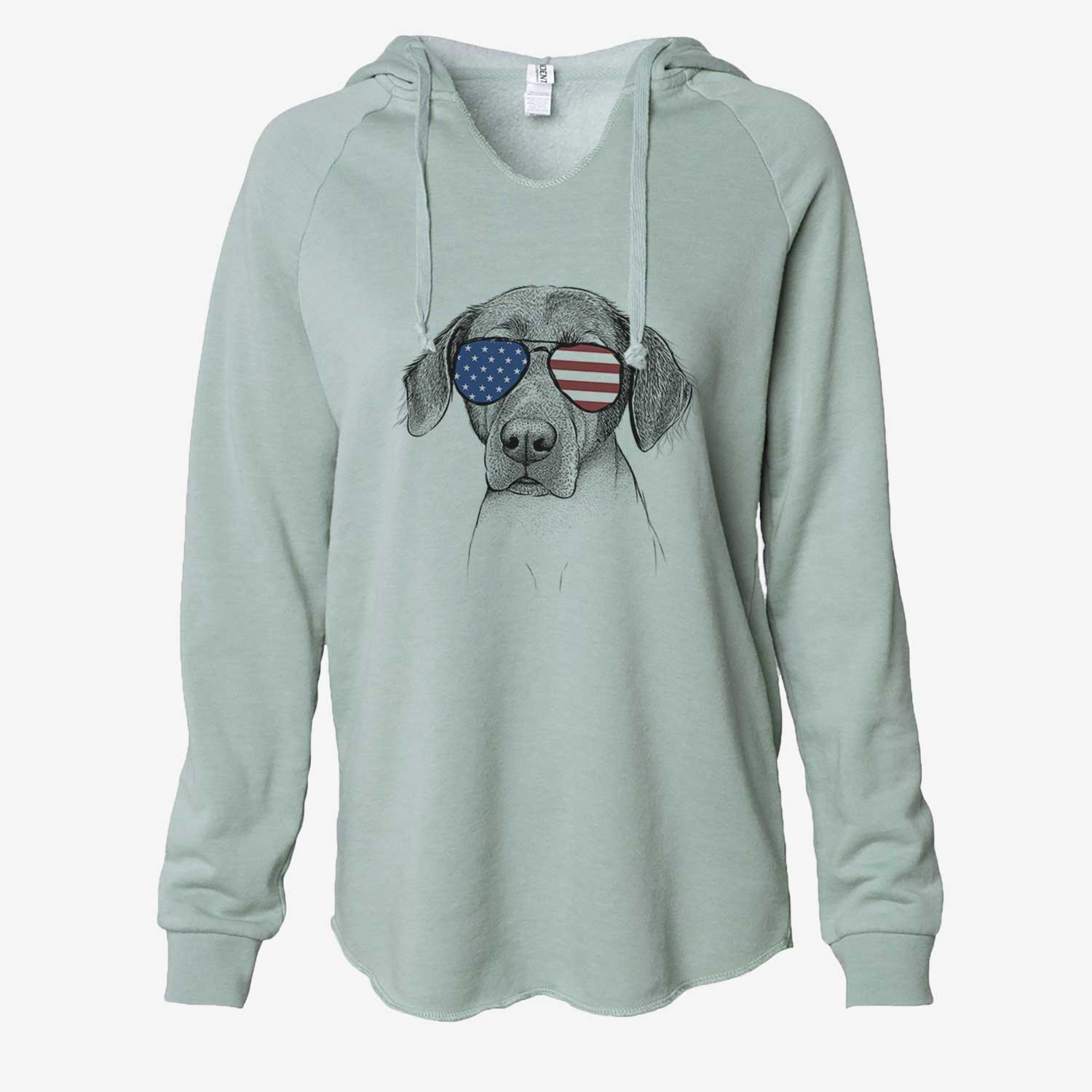 USA Baldwin the Mixed Breed - Cali Wave Hooded Sweatshirt