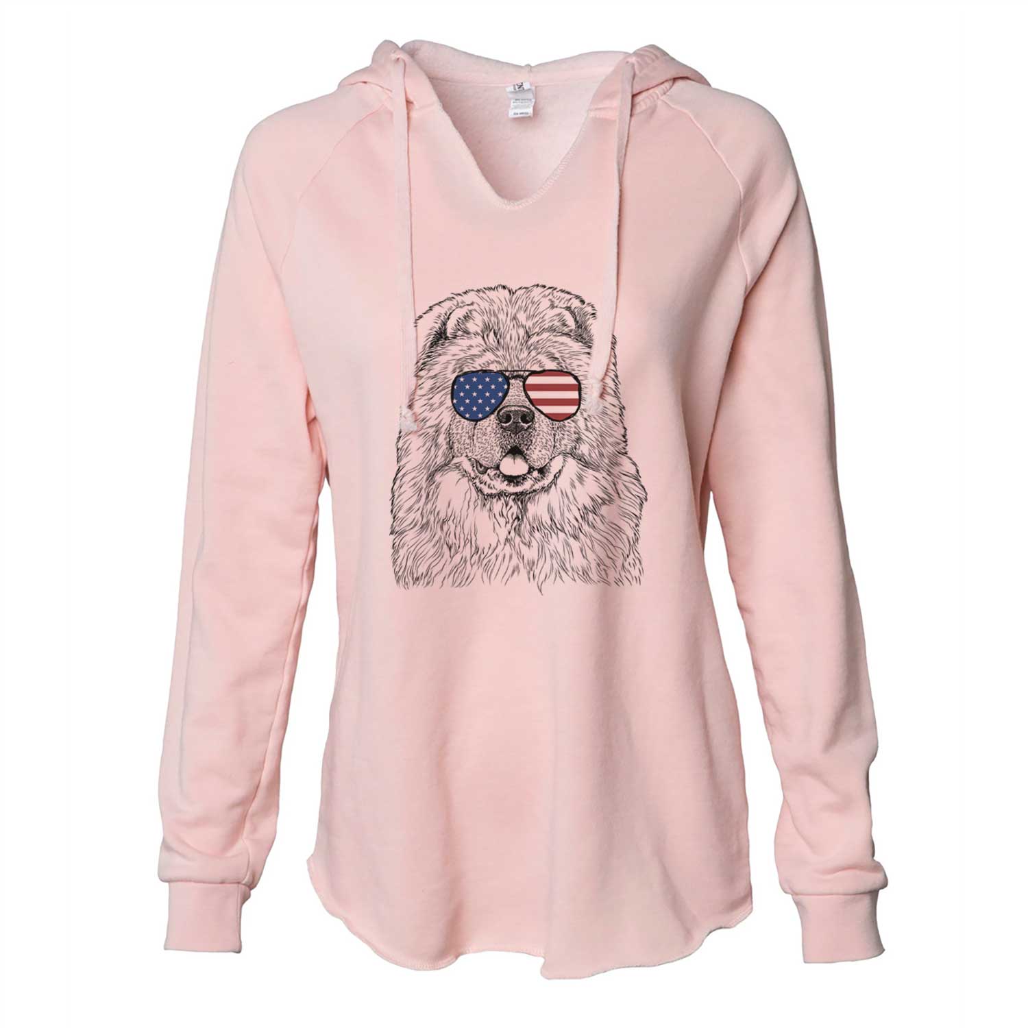 USA Baloo the Chow Chow - Cali Wave Hooded Sweatshirt