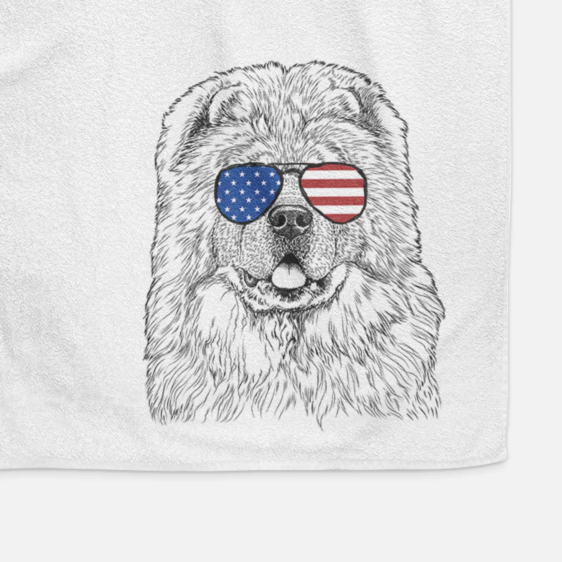 Baloo the Chow Chow Decorative Hand Towel