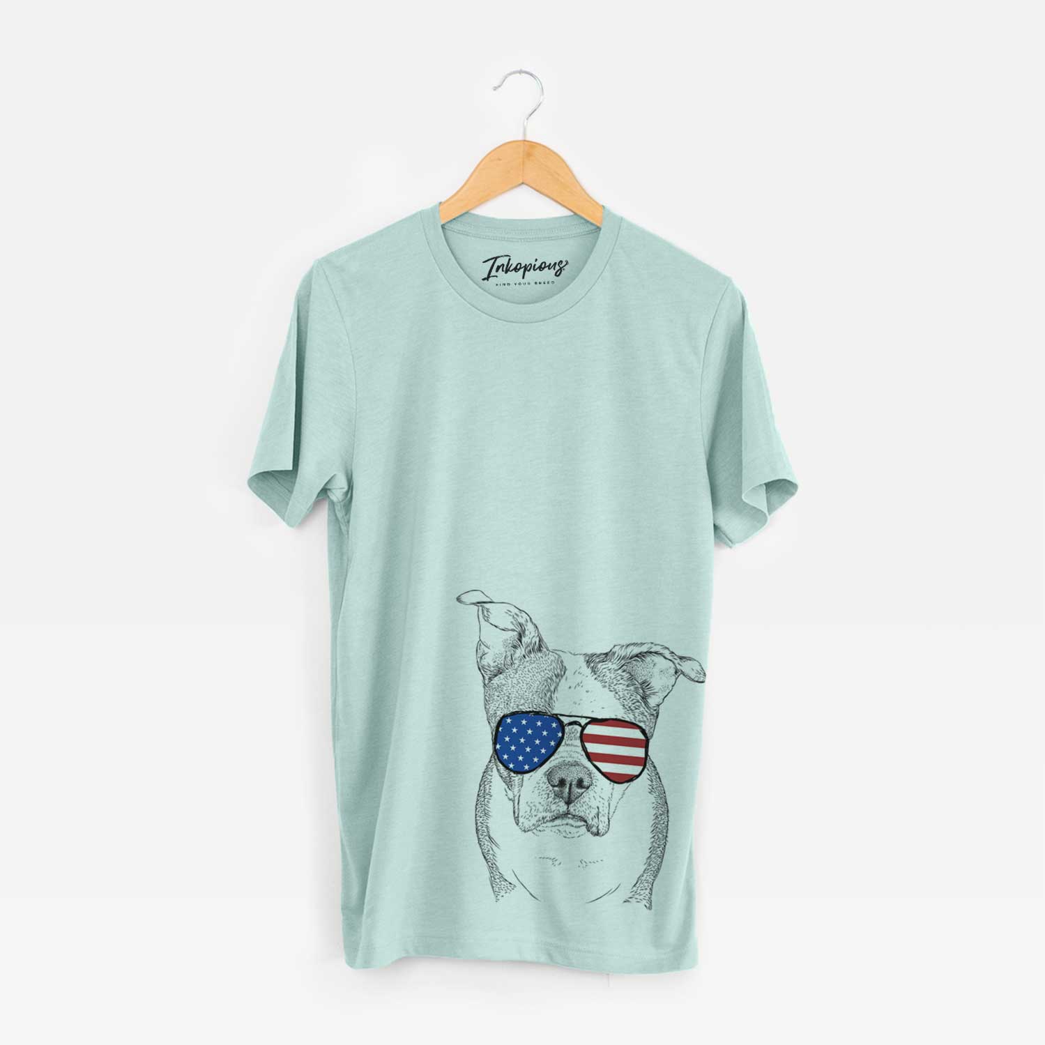 USA Bandit the Boston Terrier - Unisex Crewneck