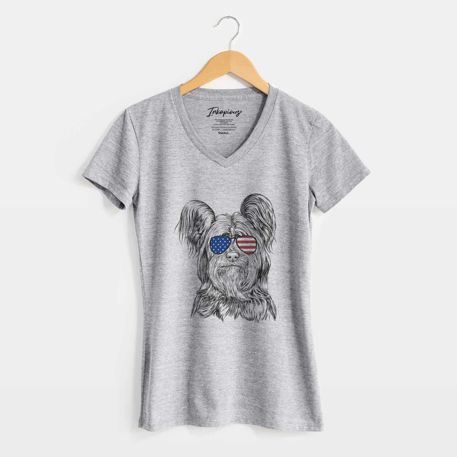USA Bandit the Skye Terrier - Women's Perfect V-neck Shirt