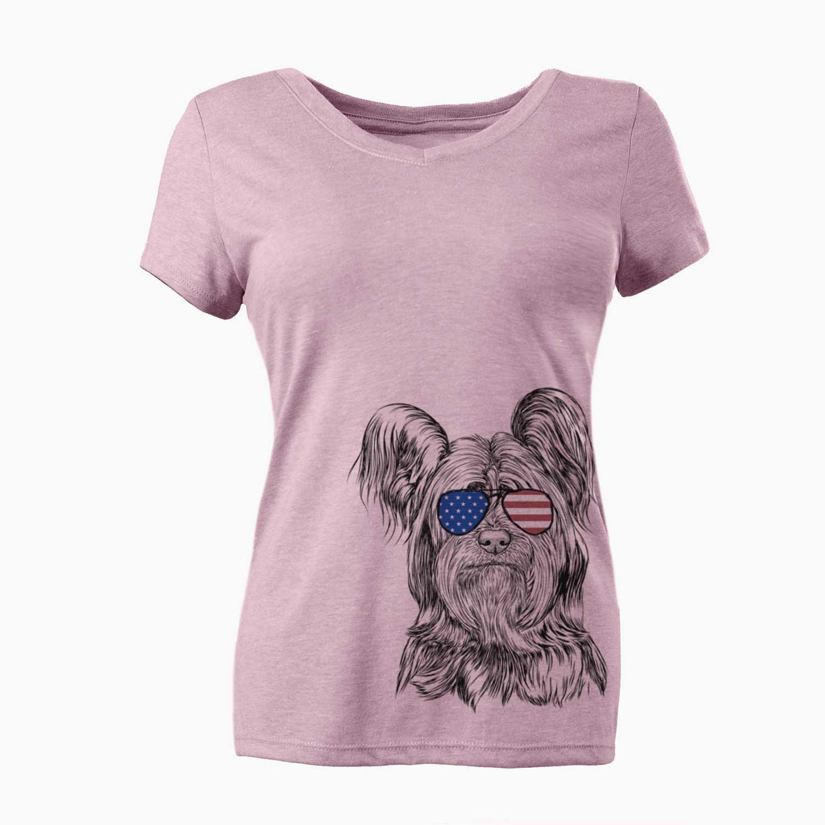 USA Bandit the Skye Terrier - Women's Perfect V-neck Shirt