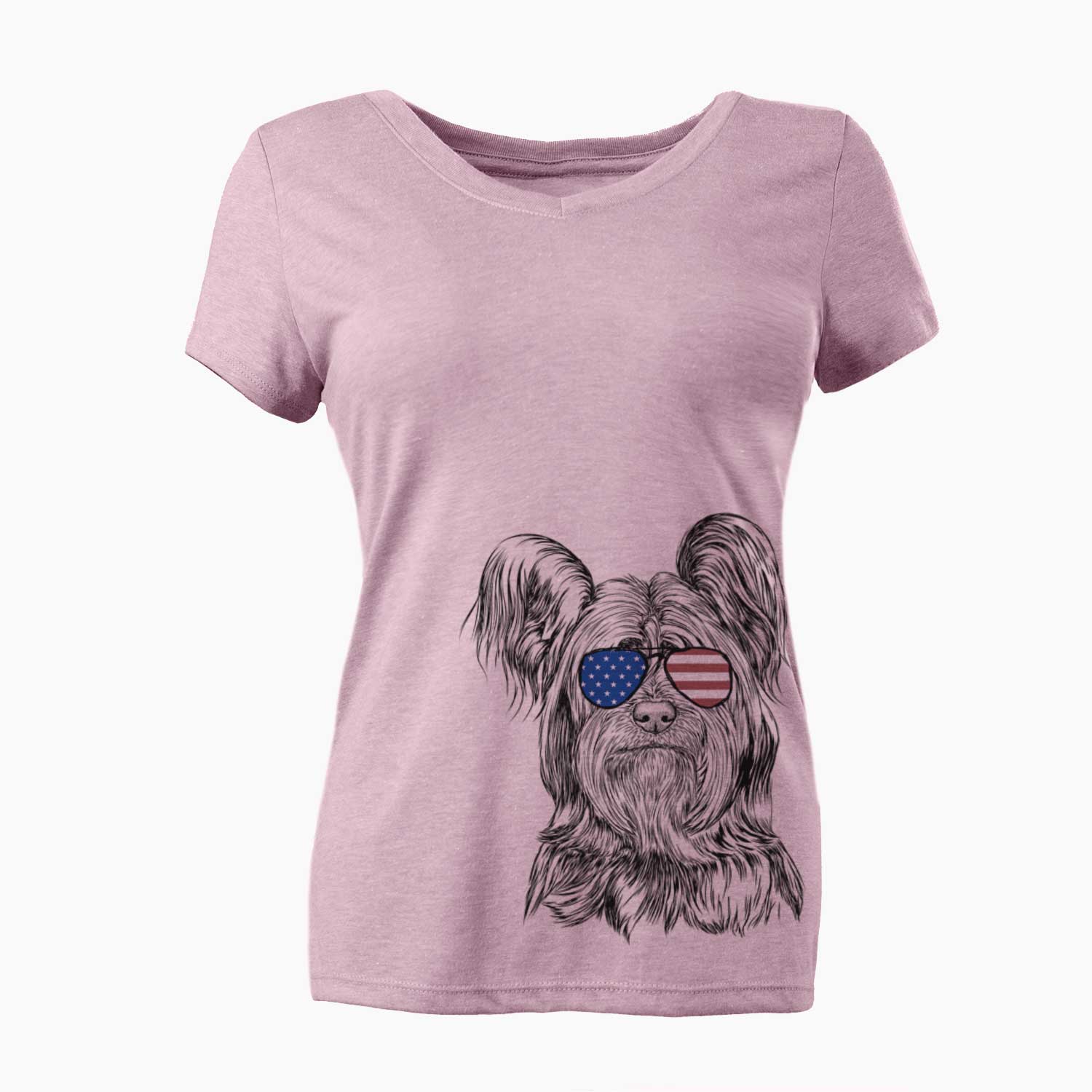 USA Bandit the Skye Terrier - Women's Perfect V-neck Shirt
