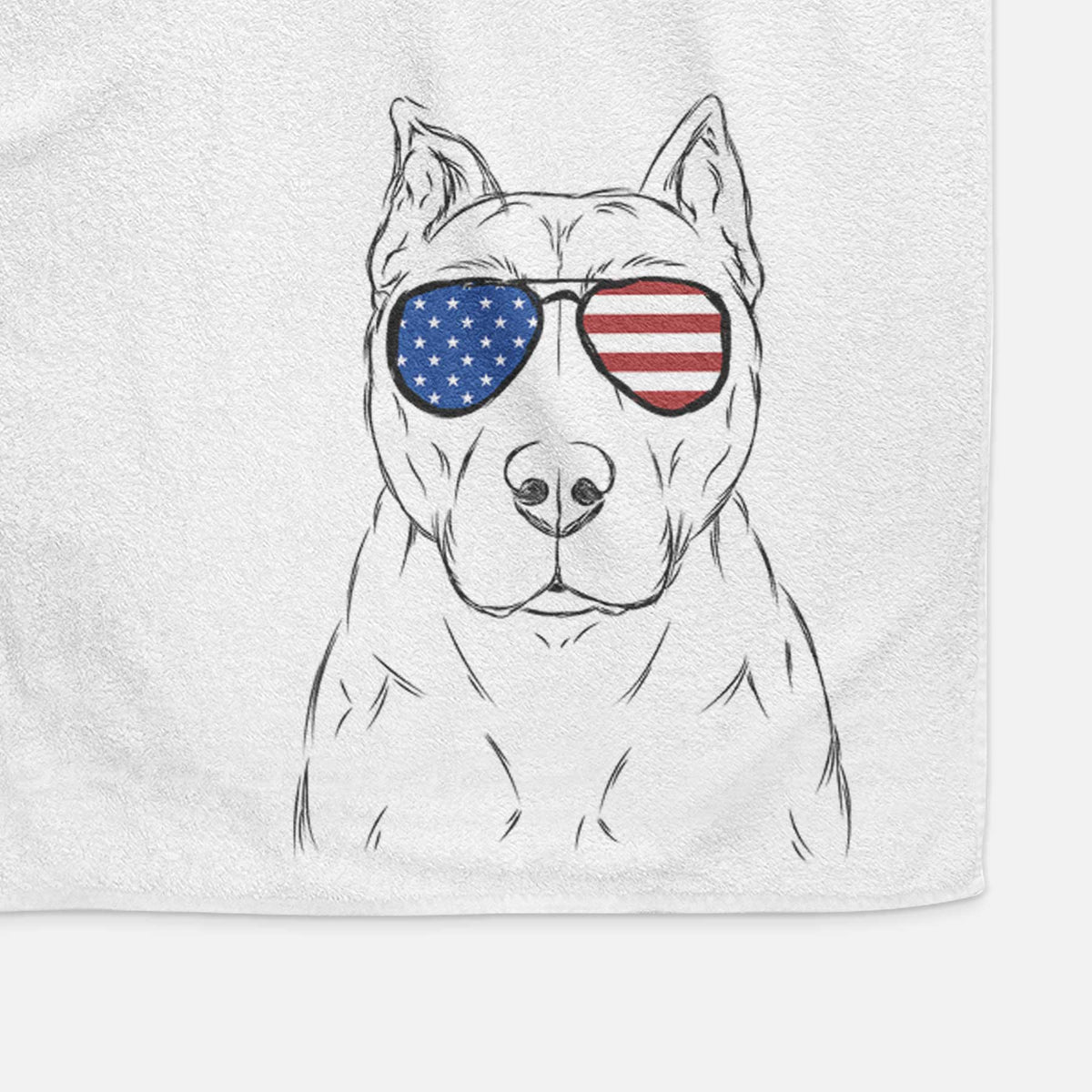 Bane the Pitbull Mix Decorative Hand Towel