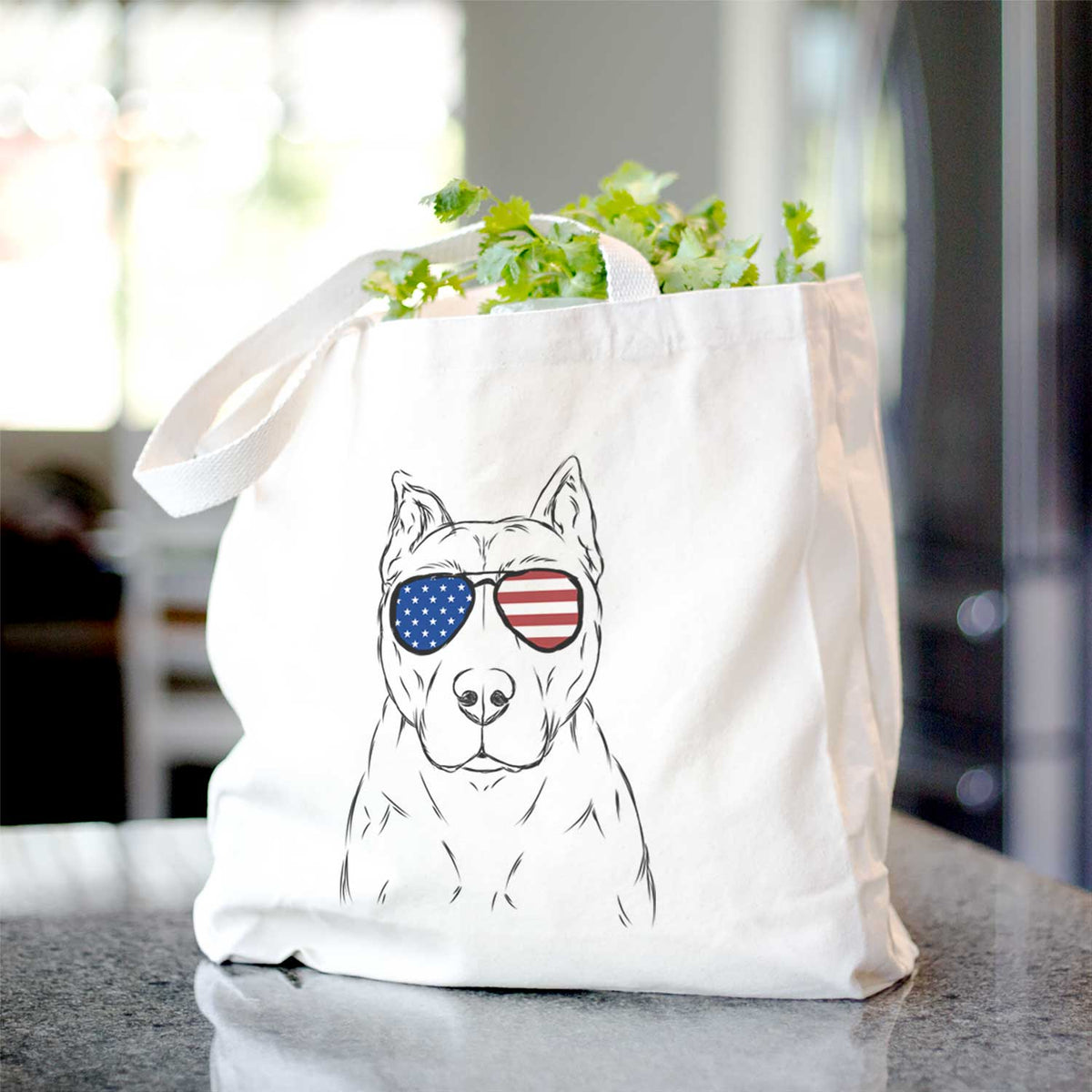 Bane the Pitbull Mix - Tote Bag