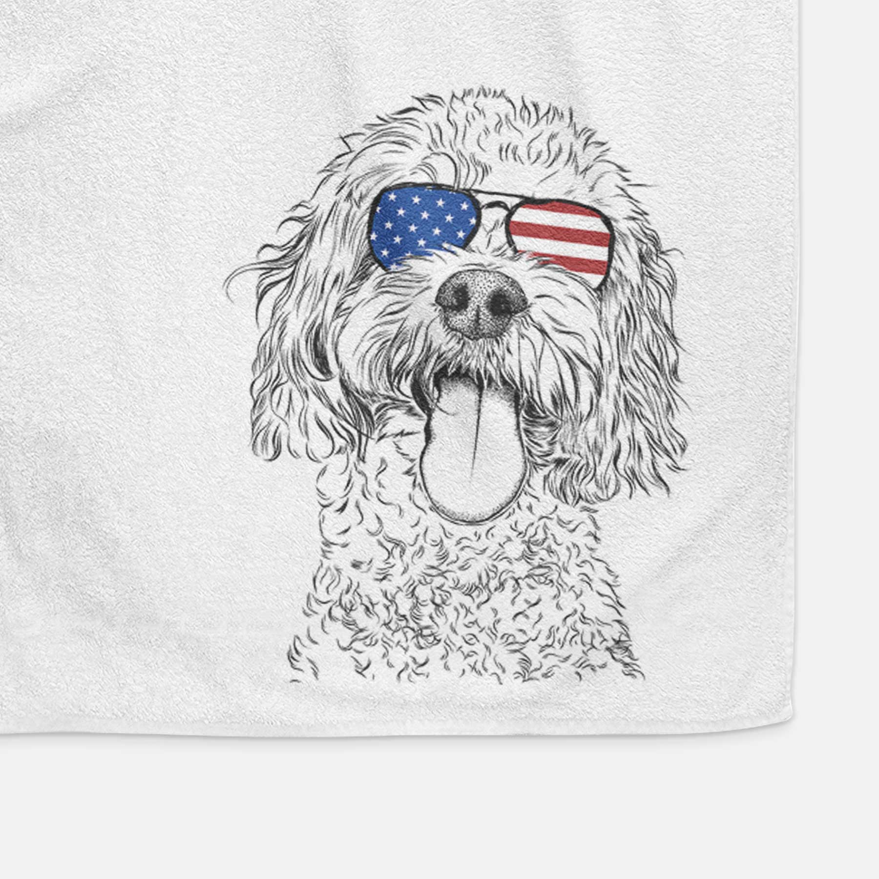 Barney the Cavachon Decorative Hand Towel