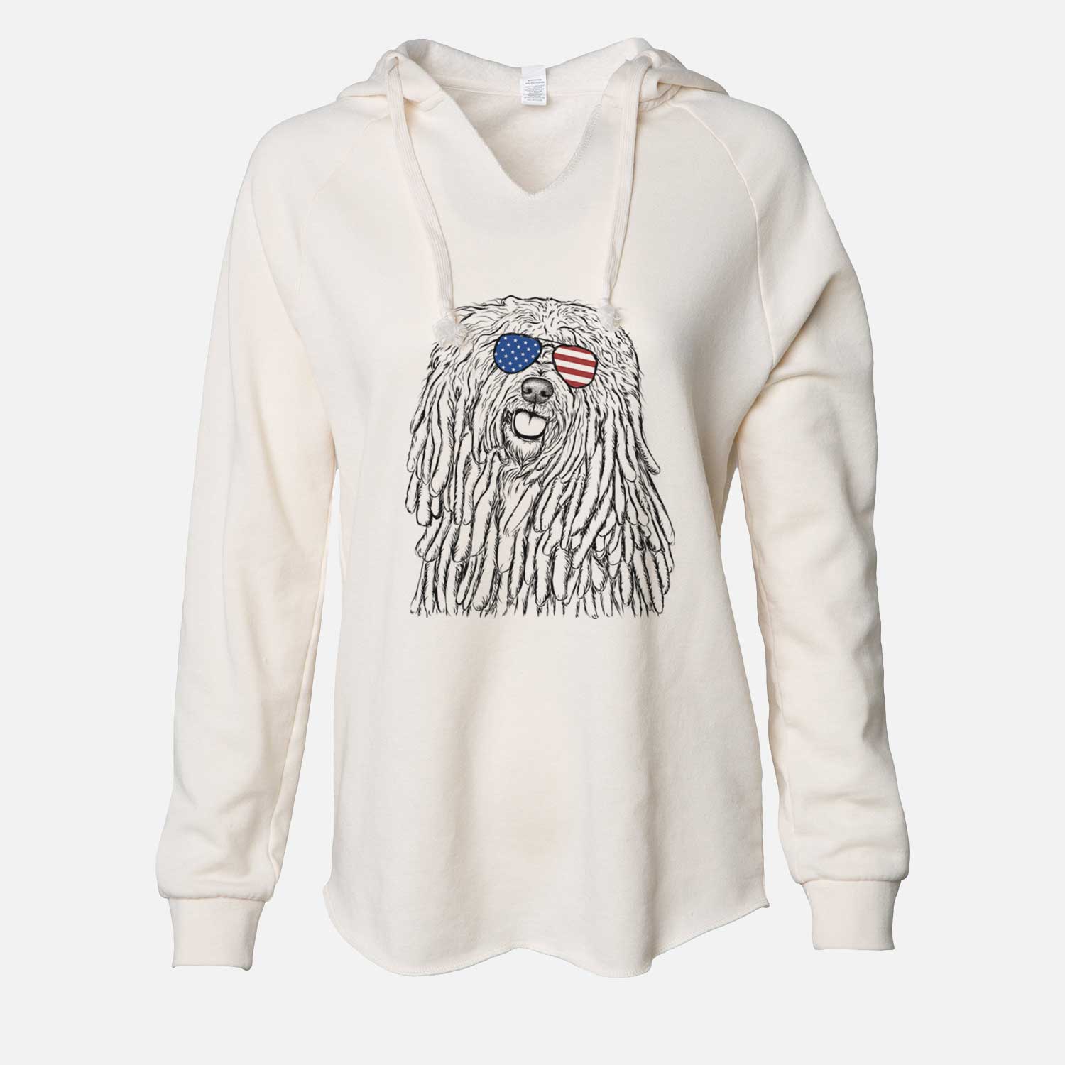 USA Barry the Komondor - Cali Wave Hooded Sweatshirt