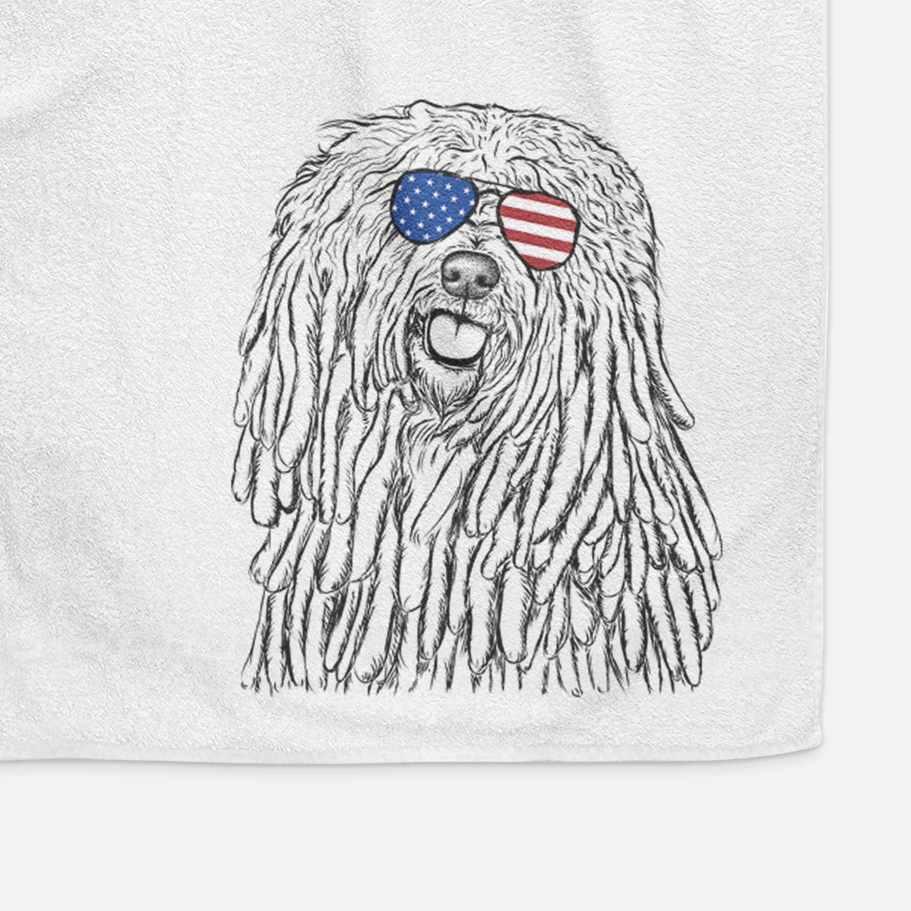 Barry the Komondor Decorative Hand Towel