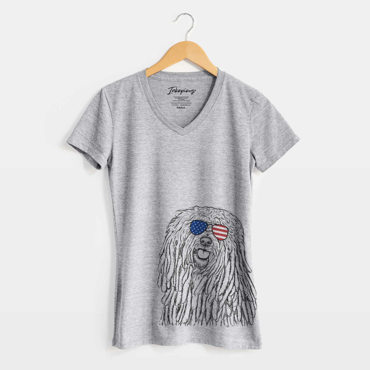 USA Barry the Komondor - Women's Perfect V-neck Shirt