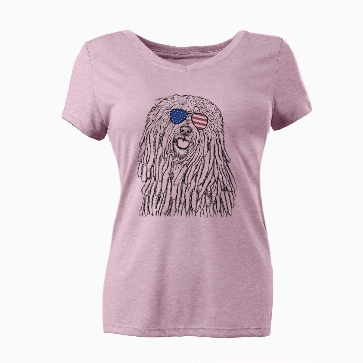 USA Barry the Komondor - Women's Perfect V-neck Shirt