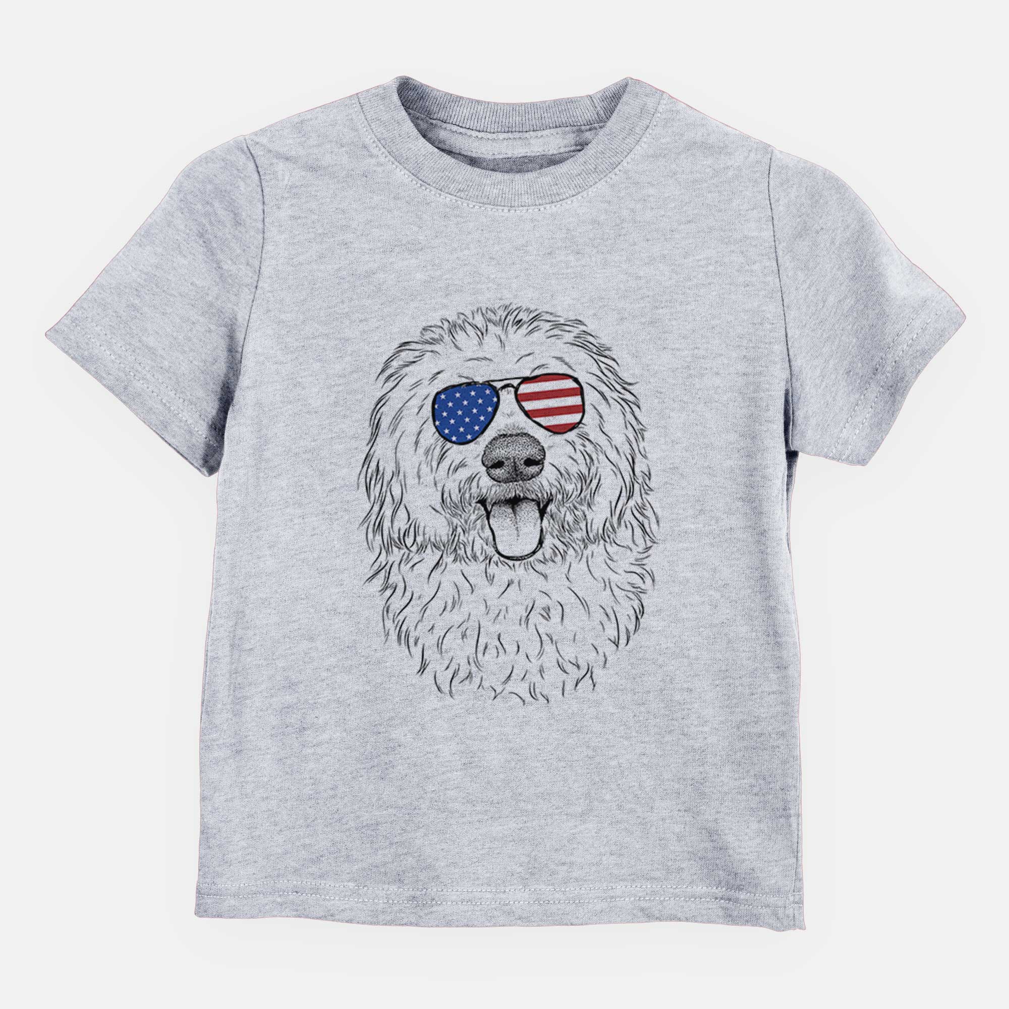 USA Barry the Old English Sheepdog - Kids/Youth/Toddler Shirt
