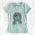 USA Bash the Bernedoodle - Women's Perfect V-neck Shirt