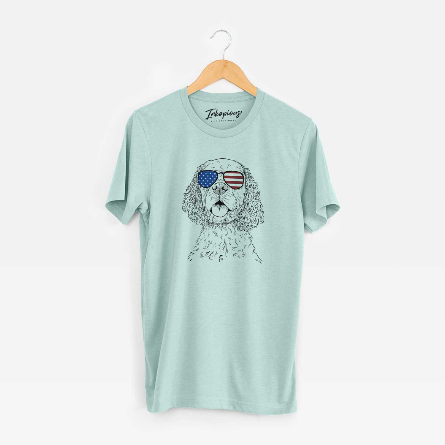 USA Baxter the American Cocker Spaniel - Unisex Crewneck