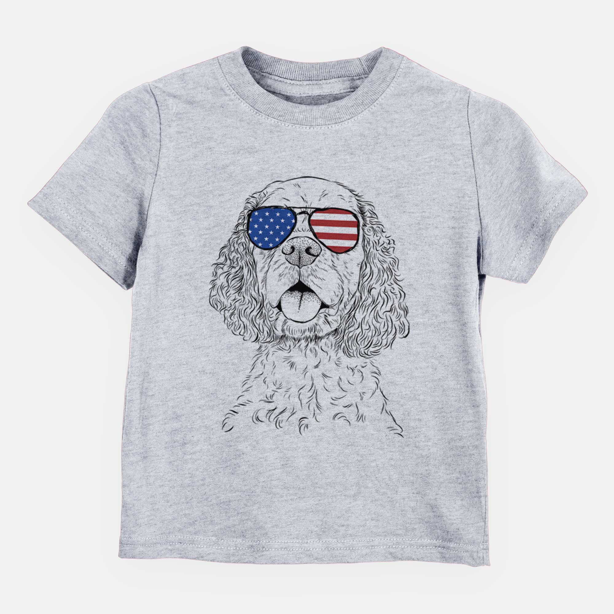 USA Baxter the American Cocker Spaniel - Kids/Youth/Toddler Shirt