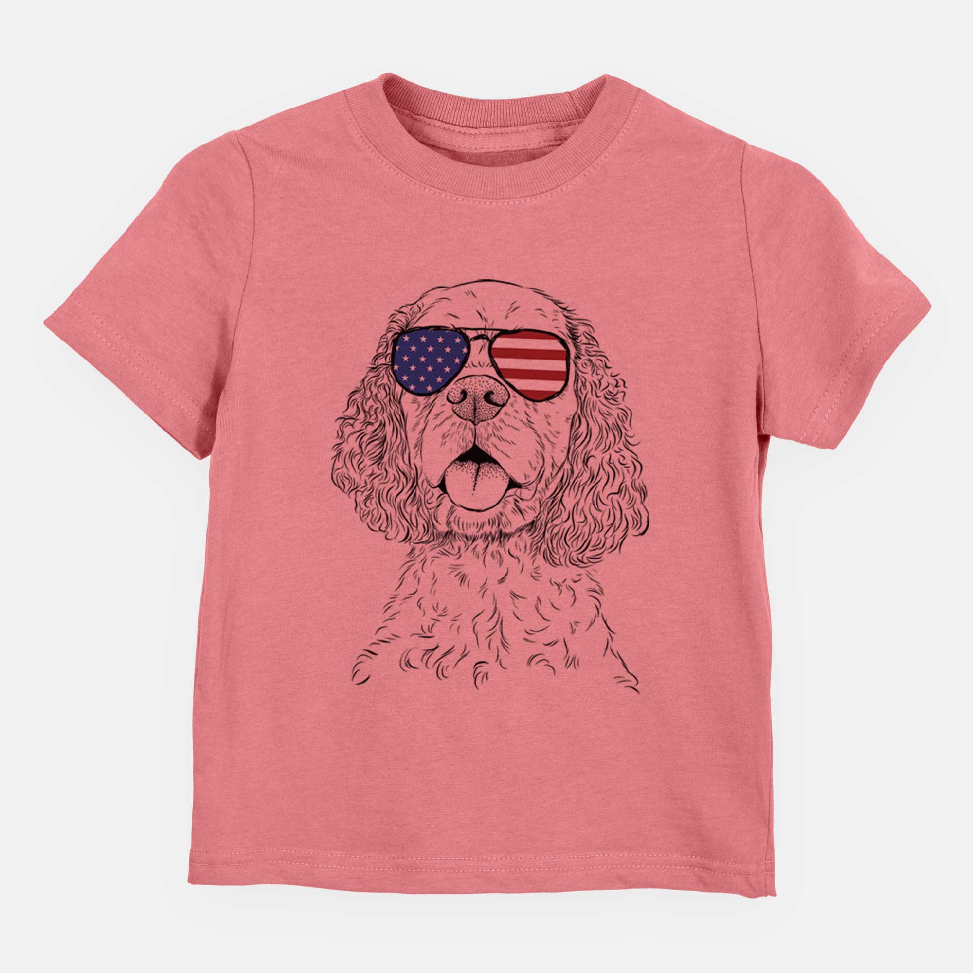 USA Baxter the American Cocker Spaniel - Kids/Youth/Toddler Shirt