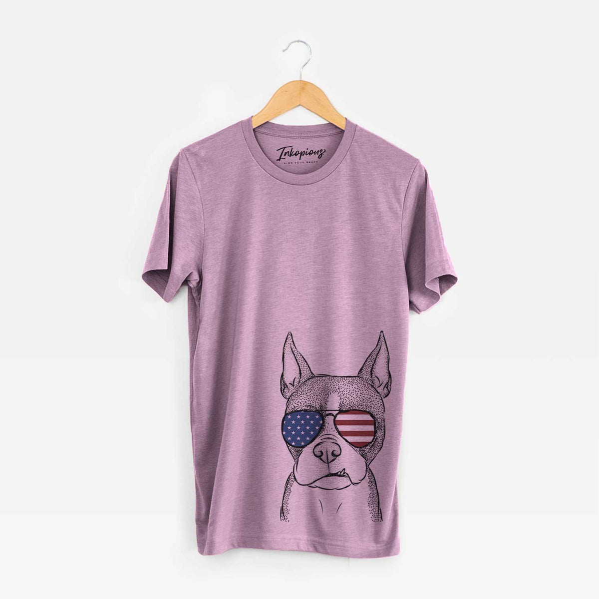USA Bean the Boston Terrier - Unisex Crewneck