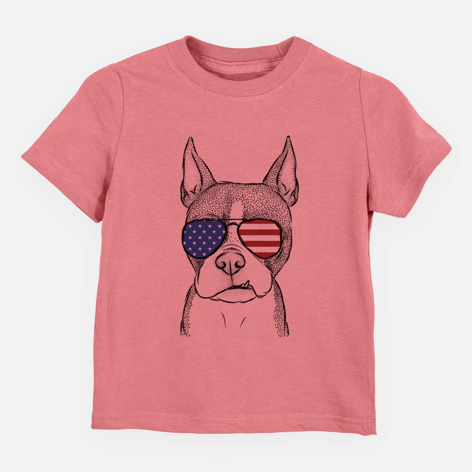 USA Bean the Boston Terrier - Kids/Youth/Toddler Shirt
