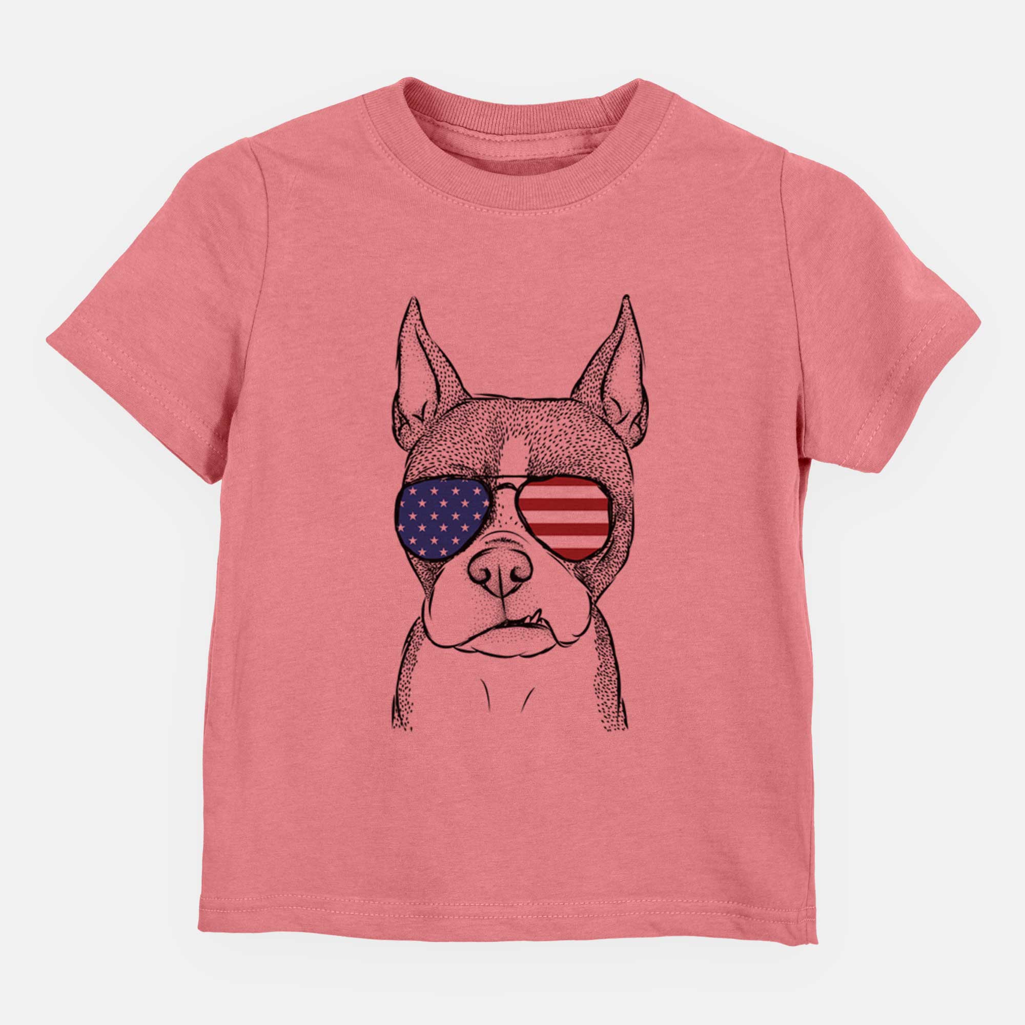 USA Bean the Boston Terrier - Kids/Youth/Toddler Shirt