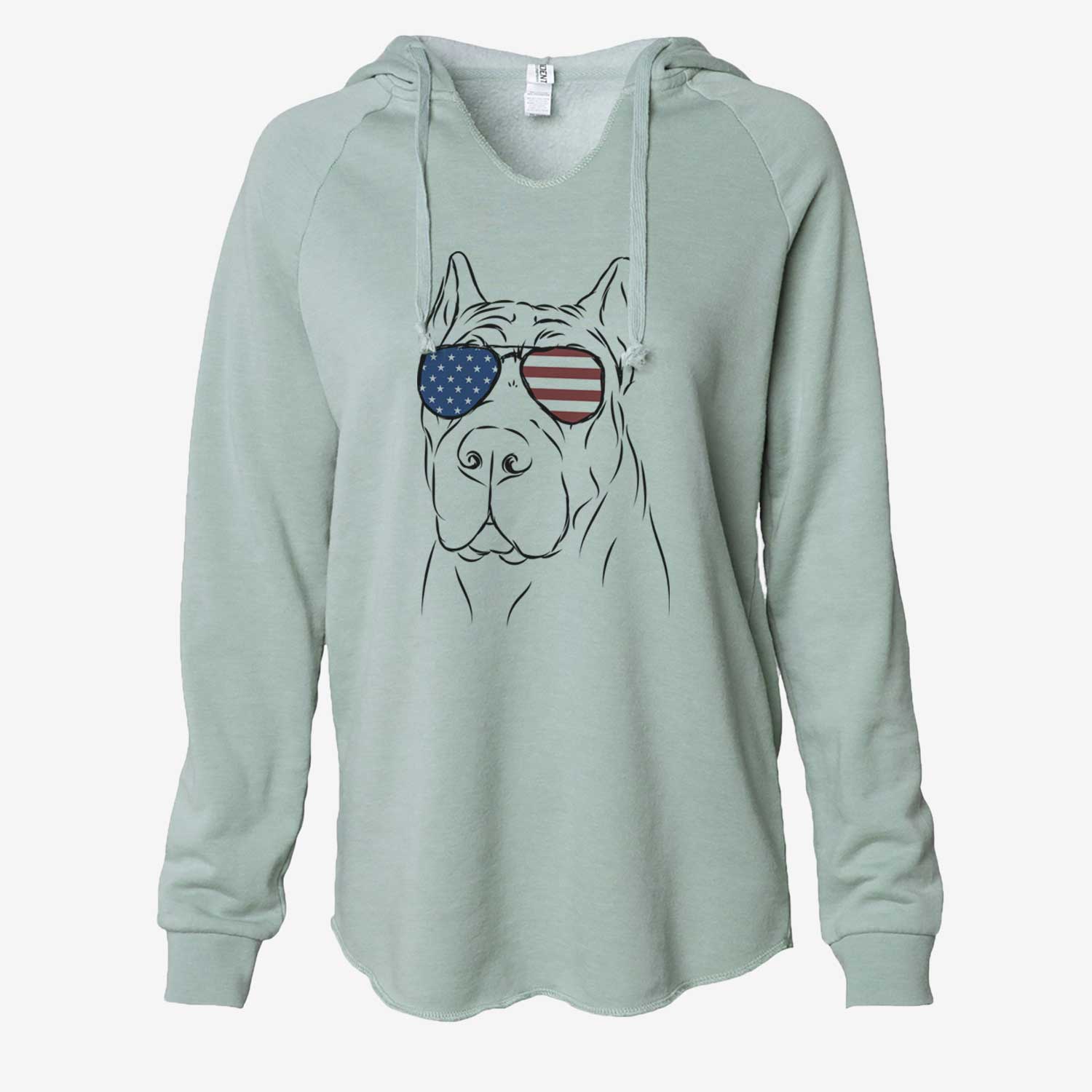 USA Bearson the Cane Corso - Cali Wave Hooded Sweatshirt