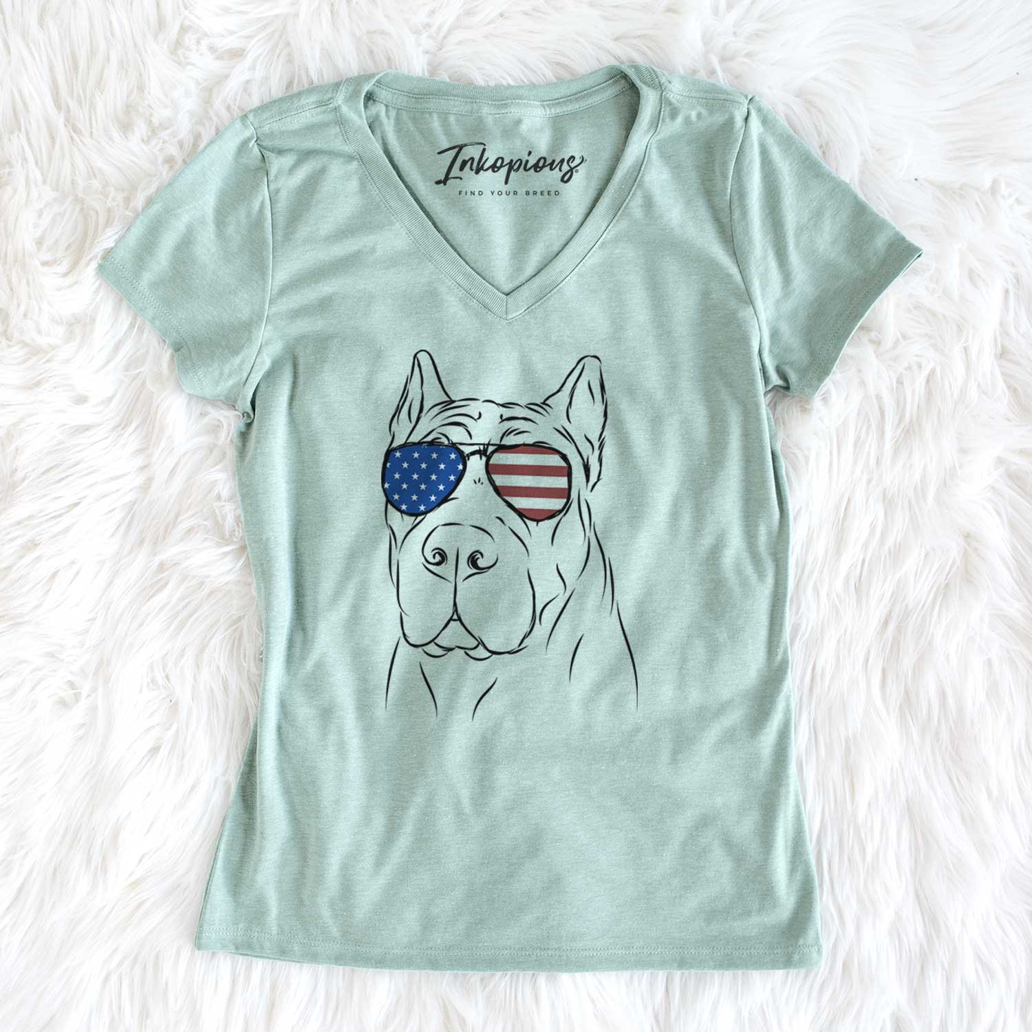 USA Bearson the Cane Corso - Women's Perfect V-neck Shirt