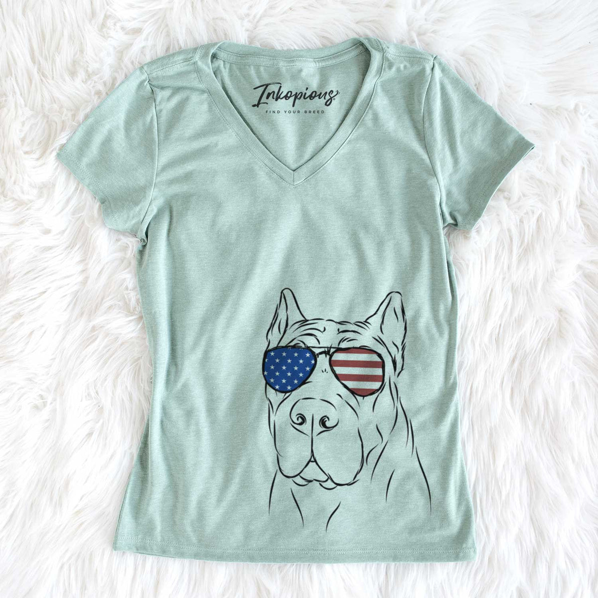USA Bearson the Cane Corso - Women's Perfect V-neck Shirt