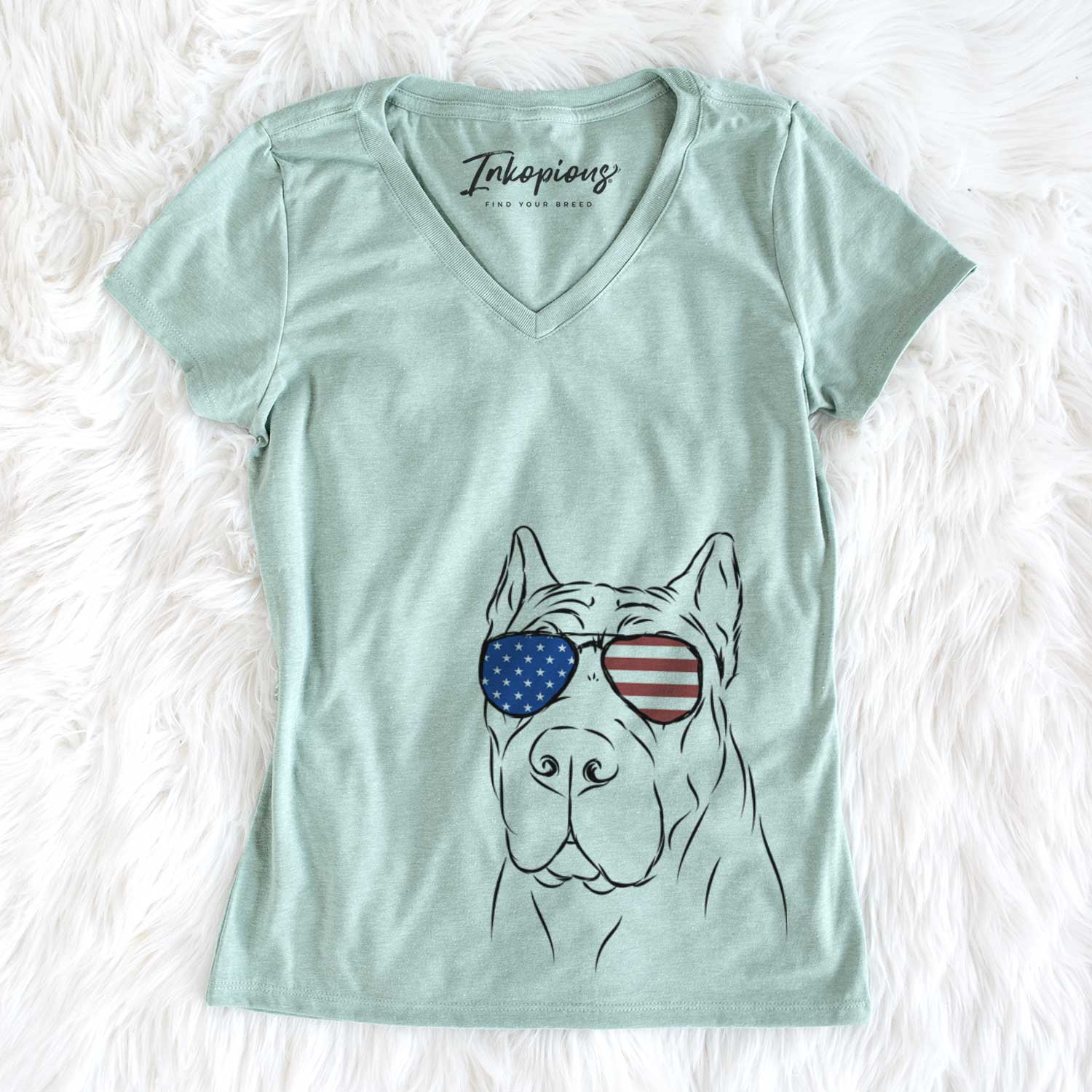 USA Bearson the Cane Corso - Women's Perfect V-neck Shirt