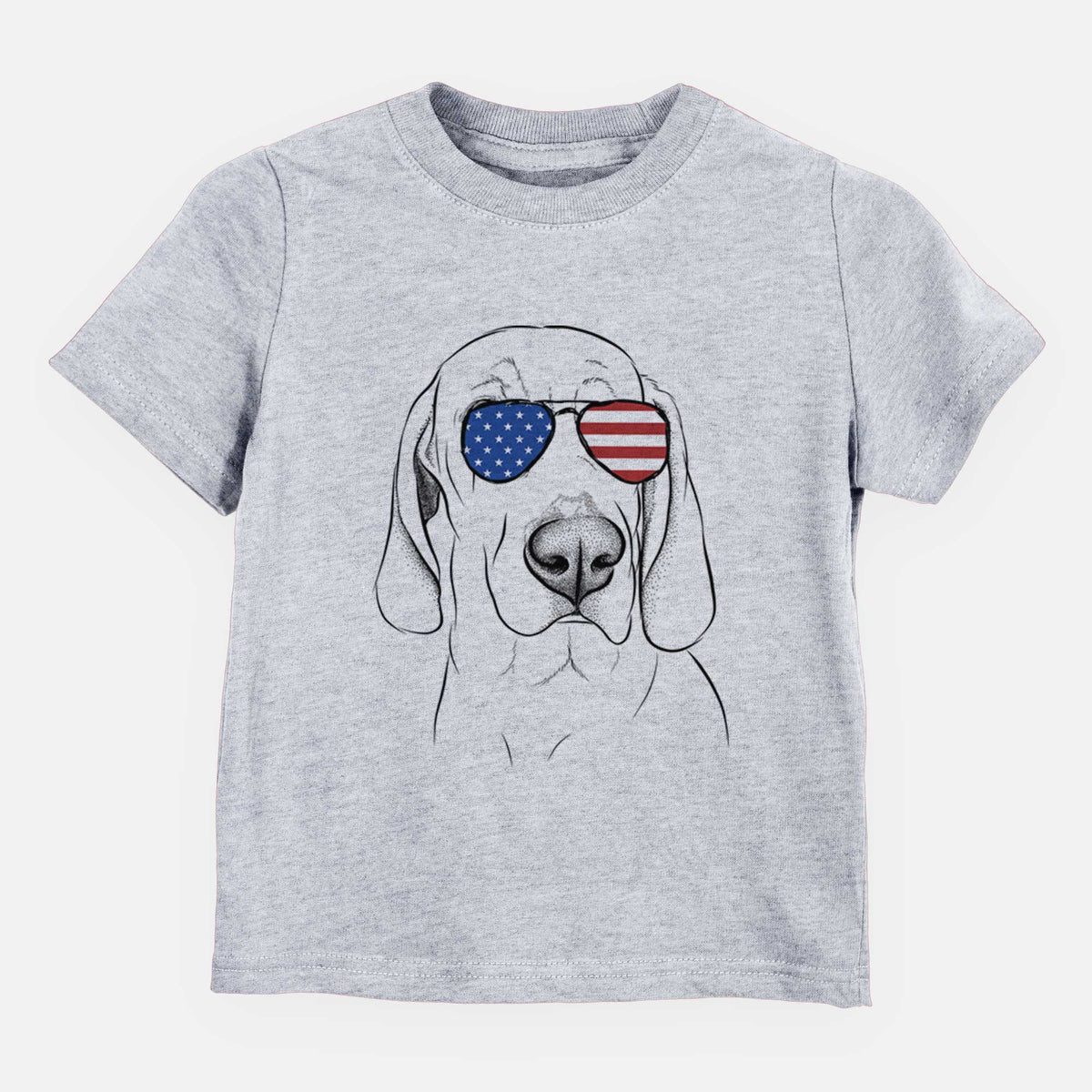 USA Beauregard the American Redbone Coonhound - Kids/Youth/Toddler Shirt