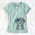 USA Beaver the Hound Mix - Women's Perfect V-neck Shirt