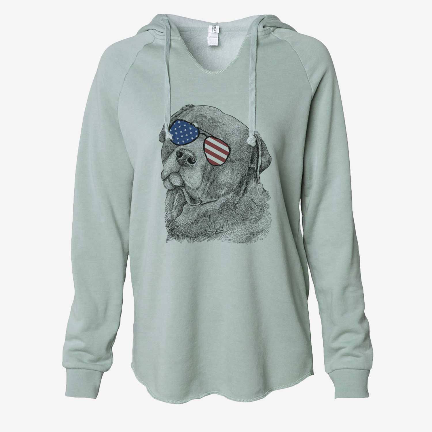 USA Bender the Rottweiler - Cali Wave Hooded Sweatshirt