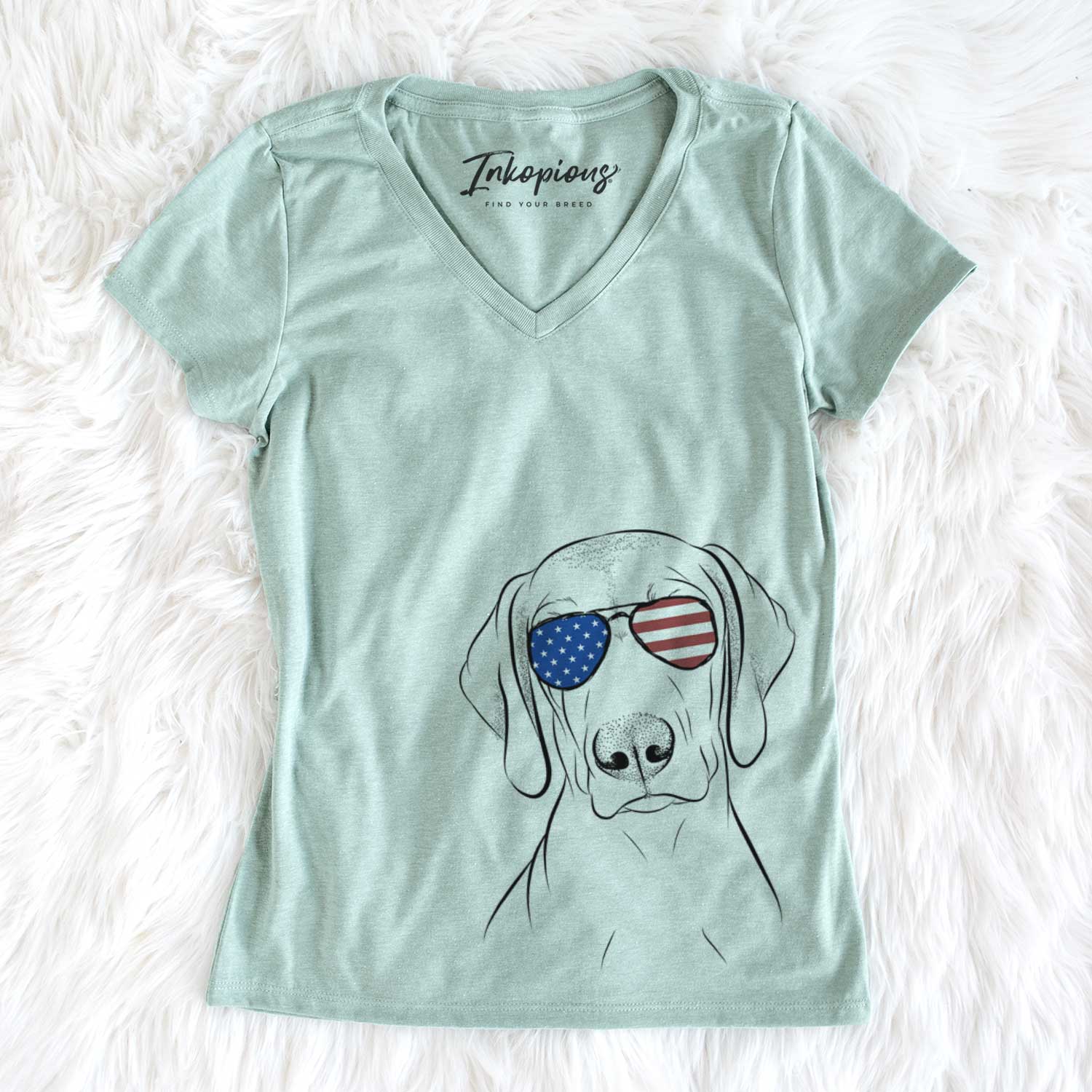 USA Benelli the Vizsla - Women's Perfect V-neck Shirt