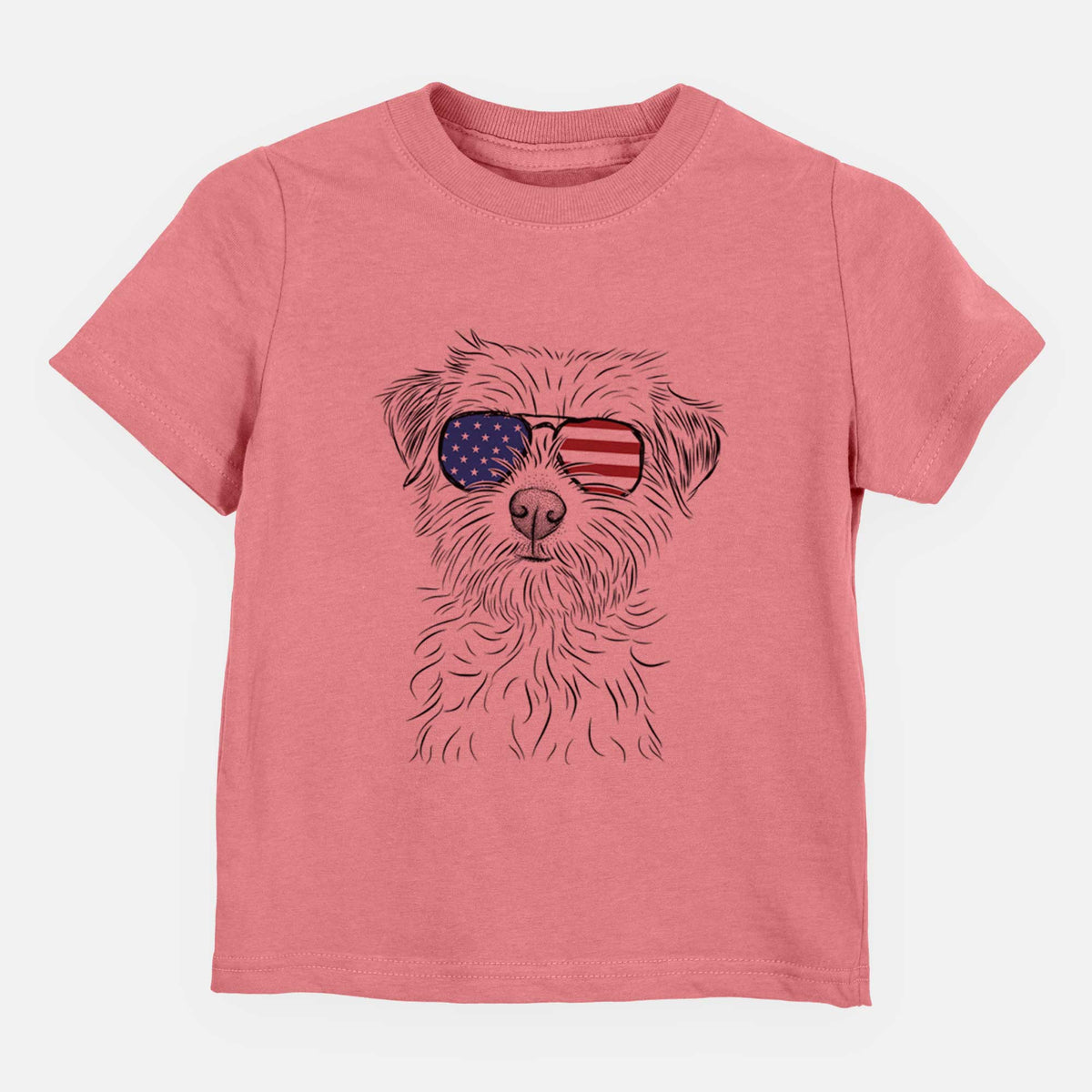 USA Benjamin the Border Terrier - Kids/Youth/Toddler Shirt